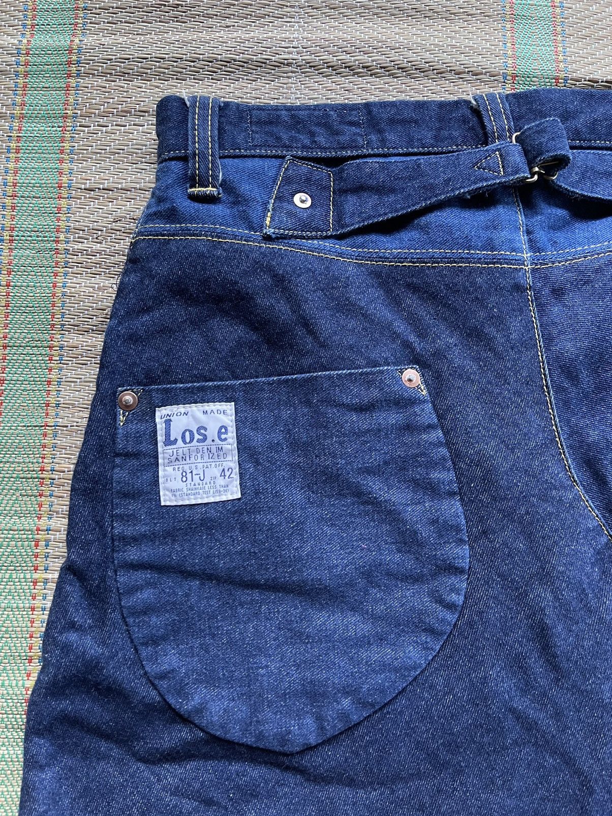 Denime × Japanese Brand Vintage Lime Union Made skirt denime jeans nice design Size 29" - 3 Thumbnail