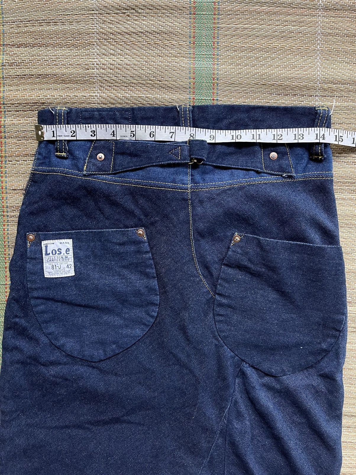 Denime × Japanese Brand Vintage Lime Union Made skirt denime jeans nice design Size 29" - 14 Thumbnail