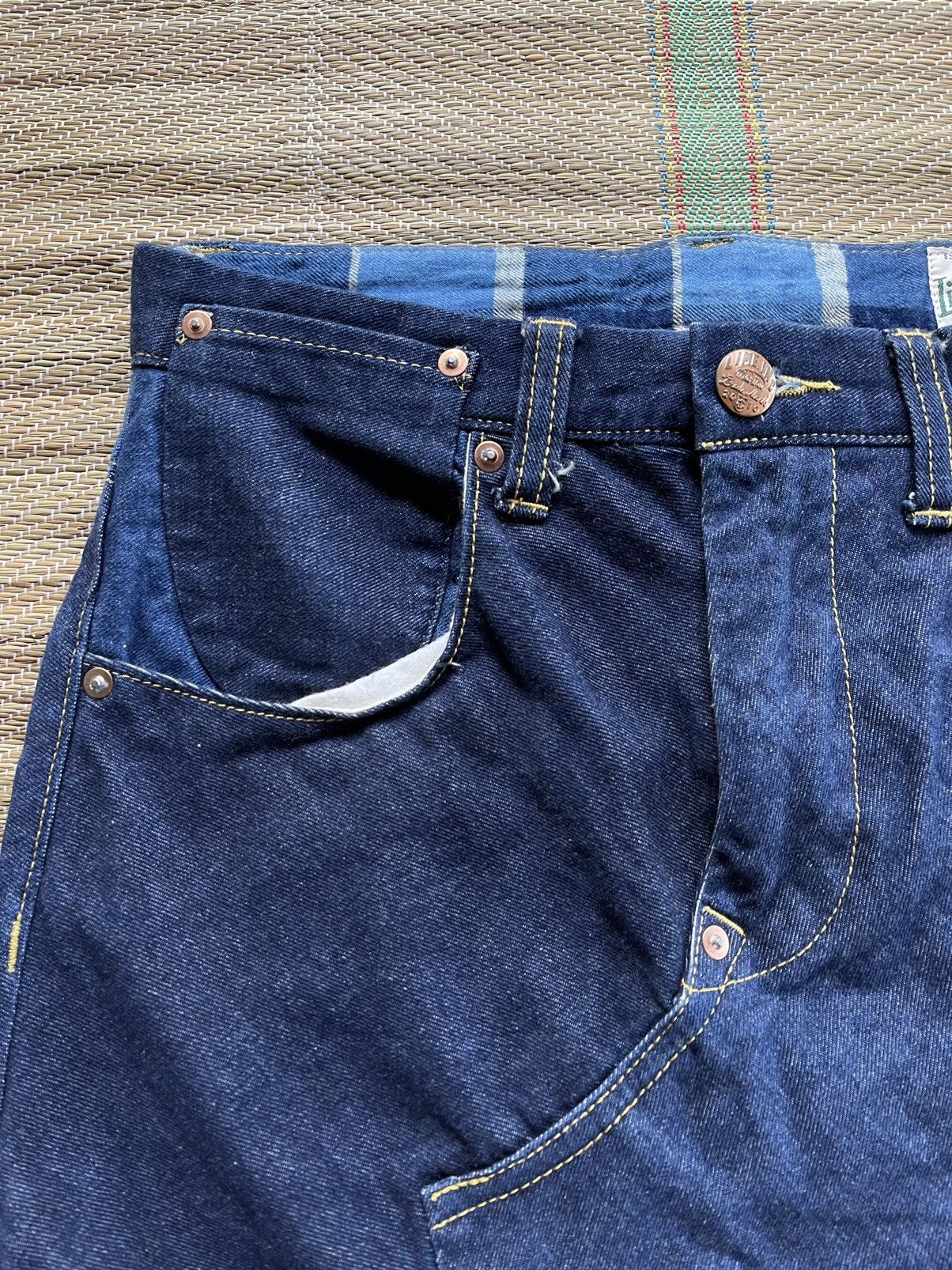 Denime × Japanese Brand Vintage Lime Union Made skirt denime jeans nice design Size 29" - 9 Thumbnail