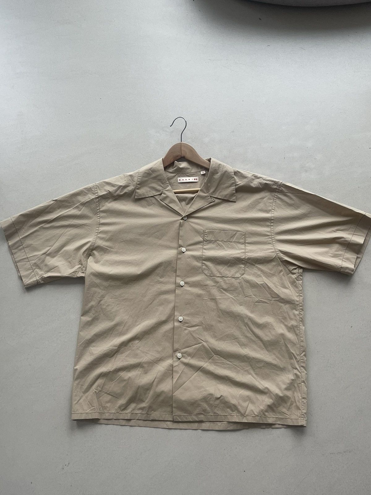 Marni × Uniqlo Marni Uniqlo shirt beige | Grailed