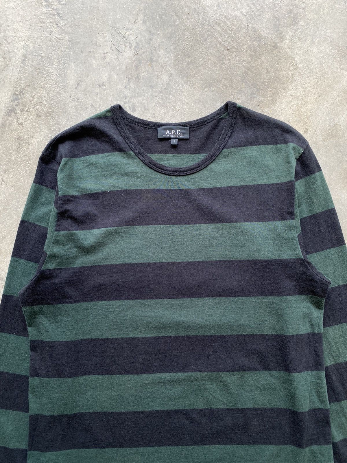 A.P.C. 💥A.P.C. Jail Stripes Long Sleeve Tee Size US M / EU 48-50 / 2 - 2 Thumbnail