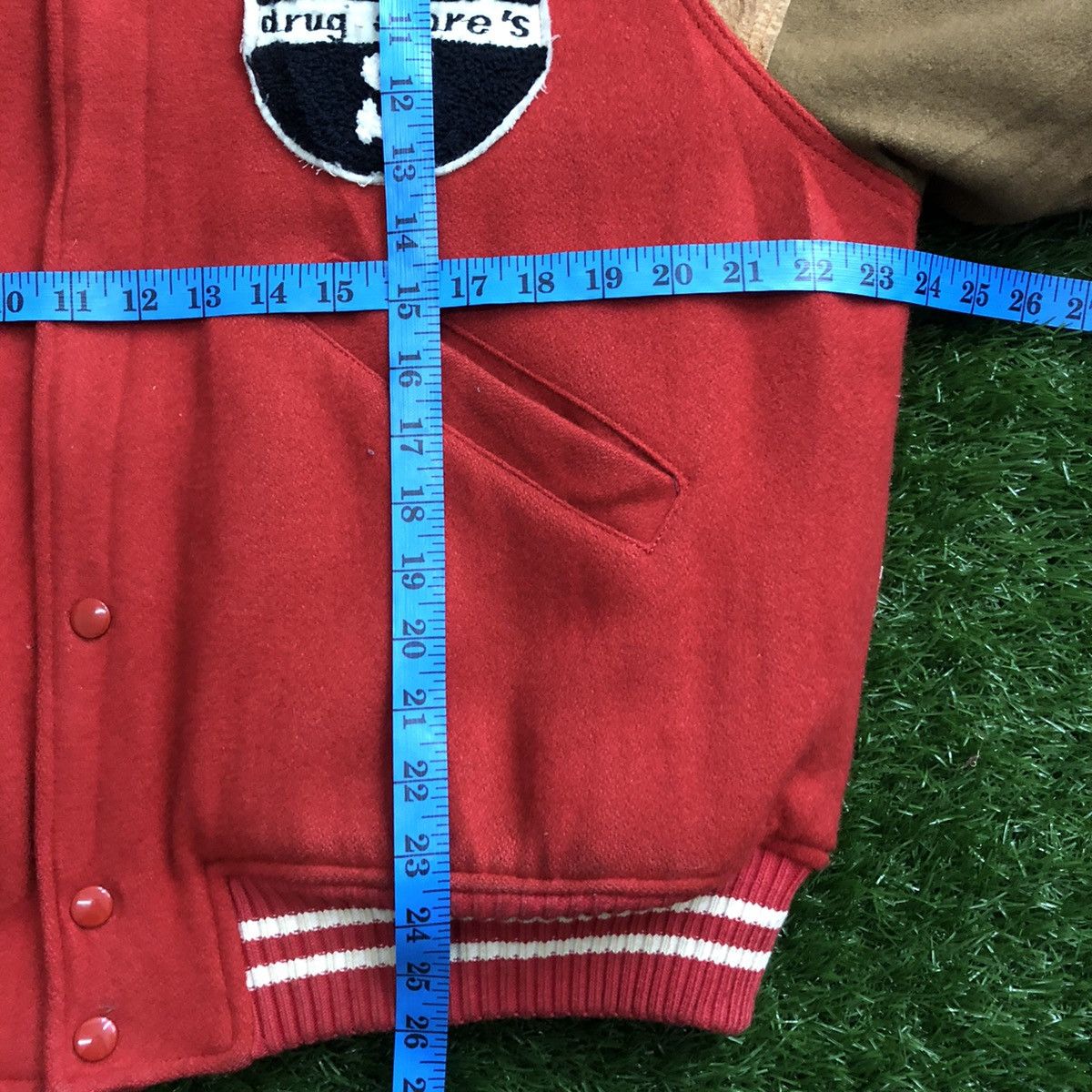 Japanese Brand Vintage Drug Store’s Letterman Varsity Jacket Nice Design Size US M / EU 48-50 / 2 - 13 Thumbnail