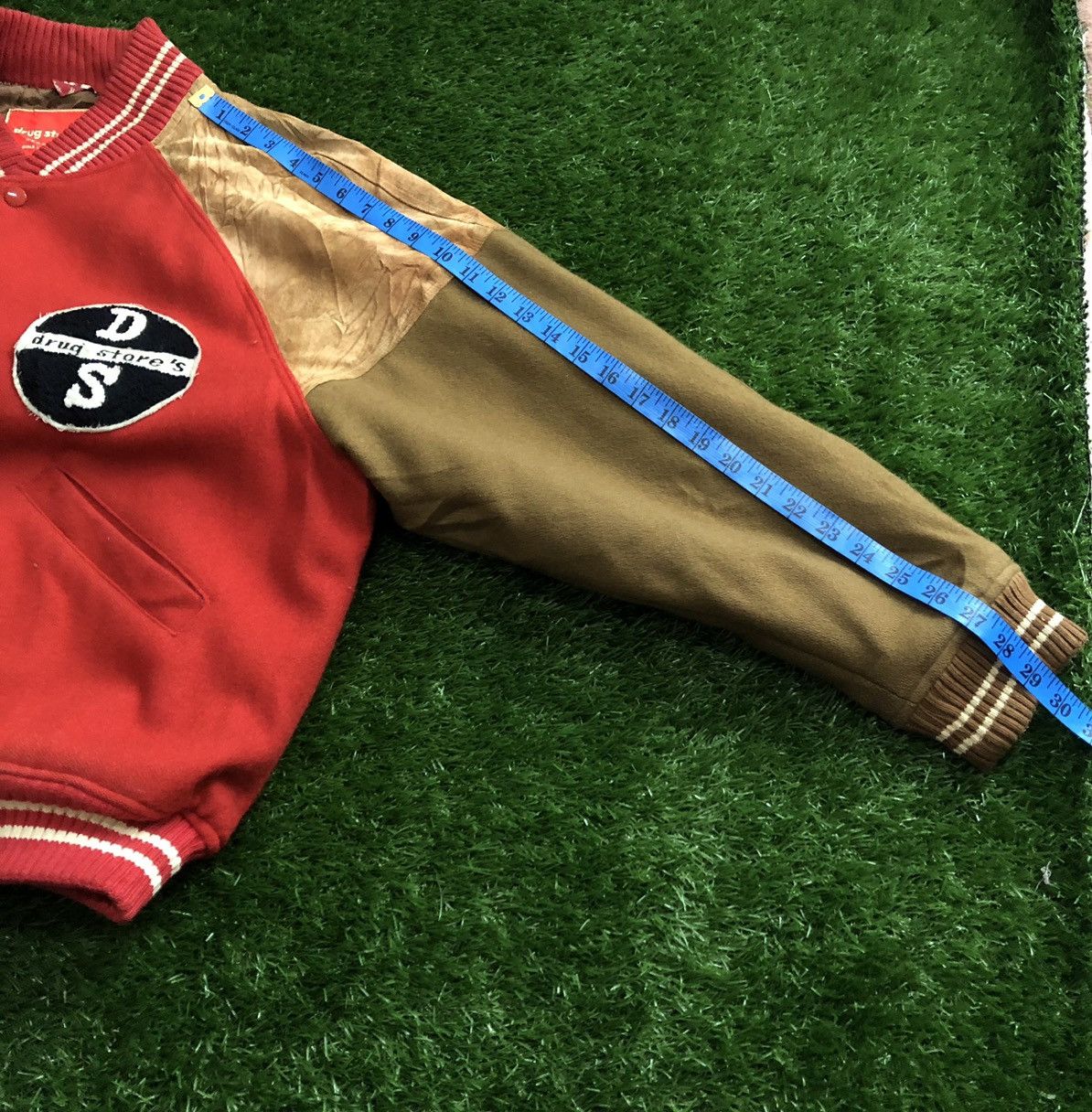 Japanese Brand Vintage Drug Store’s Letterman Varsity Jacket Nice Design Size US M / EU 48-50 / 2 - 14 Thumbnail