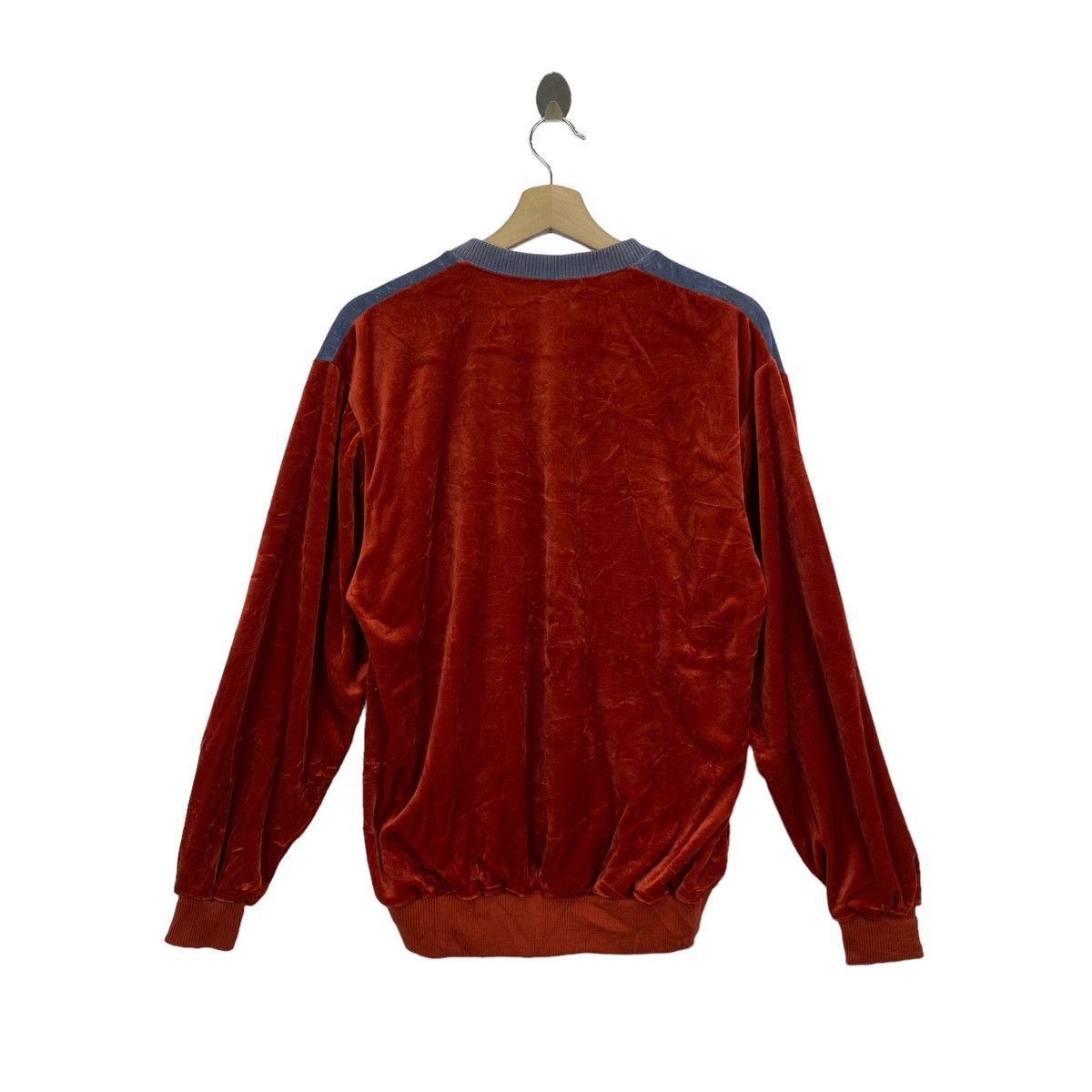 Vintage Vintage MARIO GIORGI ITALY V-neck Velvet Embroidered Logo Size US L / EU 52-54 / 3 - 7 Thumbnail
