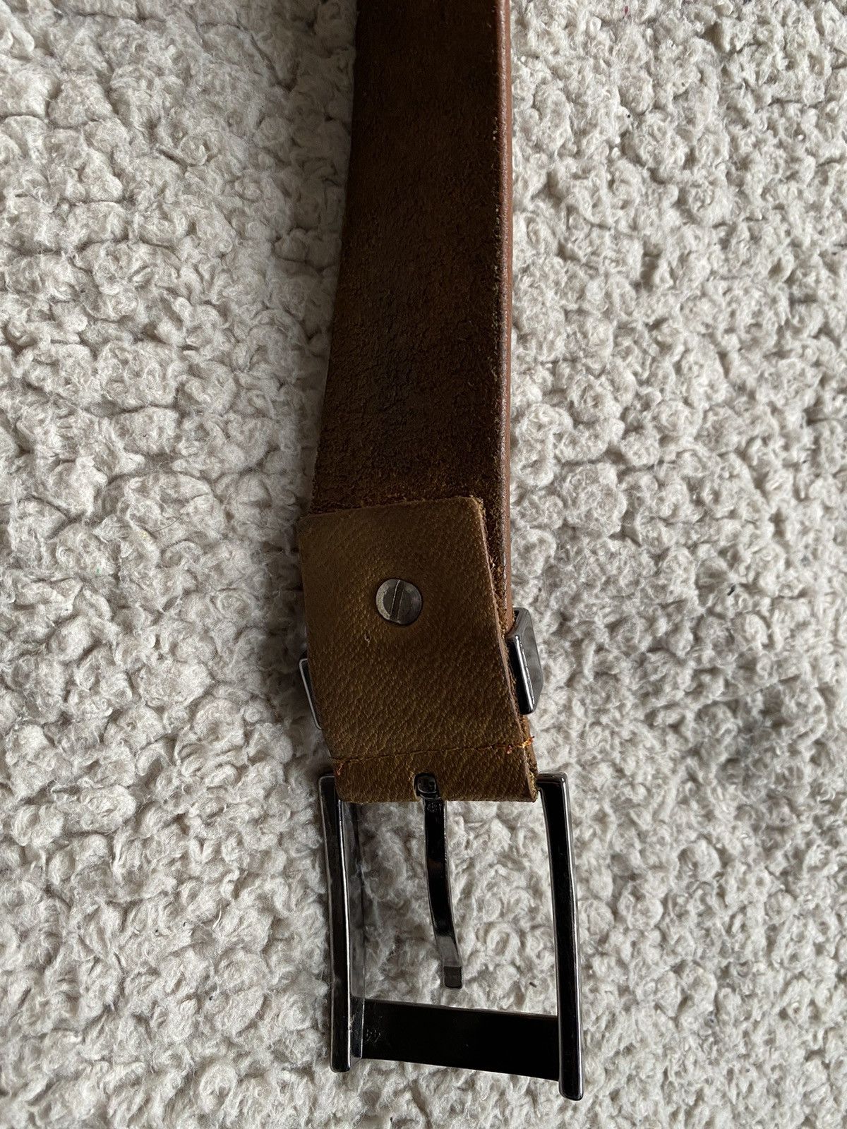 G-Star VINTAGE BROWN G-STAR RAW LEATHER BELT Size ONE SIZE - 4 Thumbnail