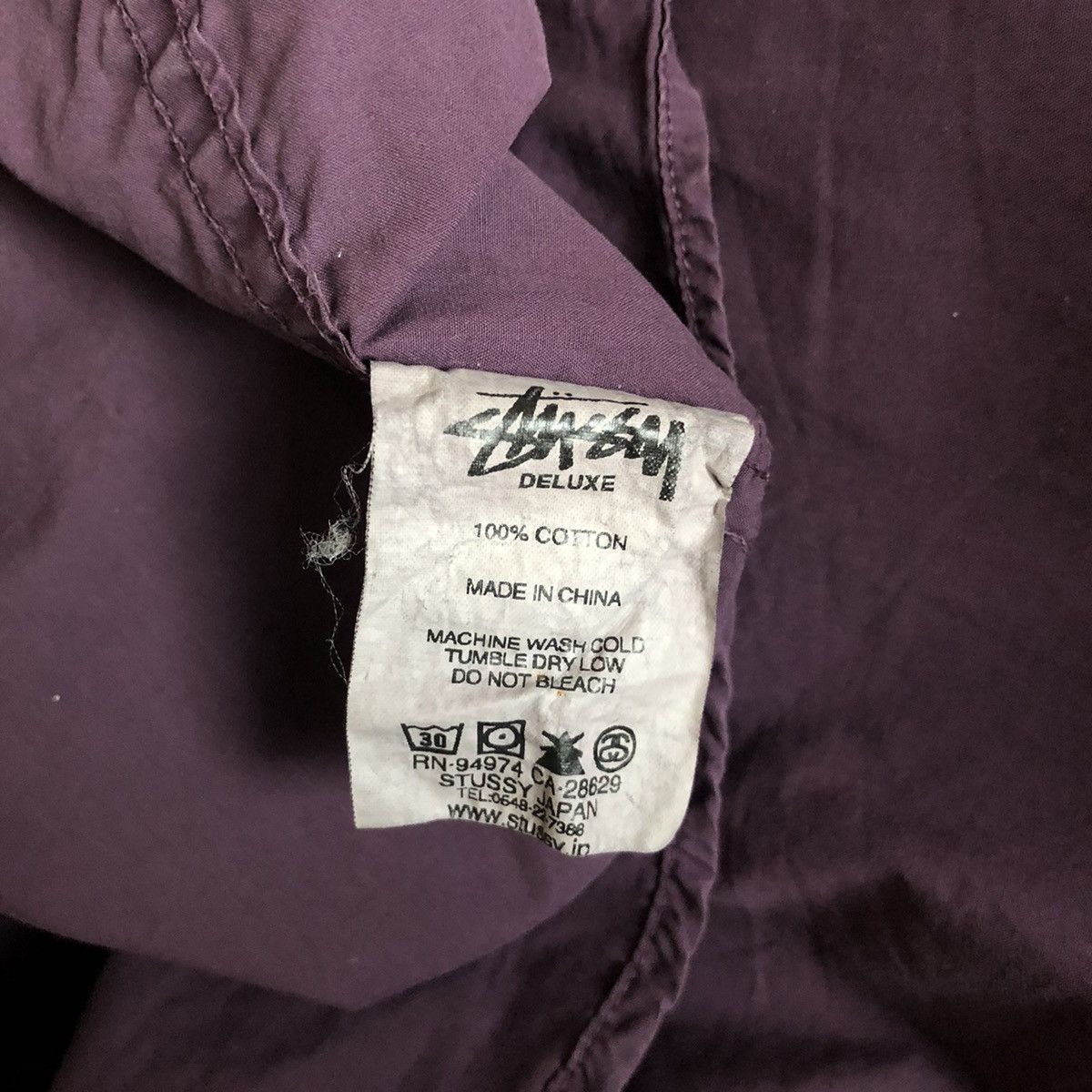 Stussy Stussy Deluxe Garment Dyed Shirt 2007FW Size US M / EU 48-50 / 2 - 8 Thumbnail