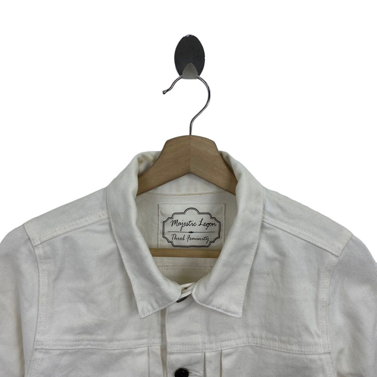 Majestic MAJESTIC LEGON Japanese brand Motocycle Bike White Jacket Size S / US 4 / IT 40 - 2 Thumbnail