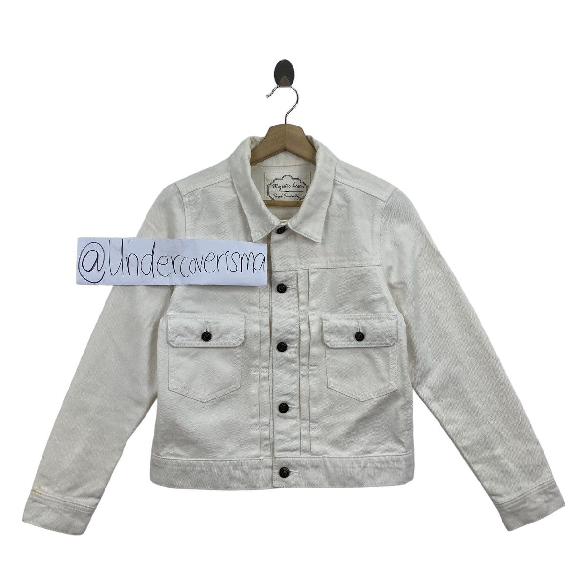 Majestic MAJESTIC LEGON Japanese brand Motocycle Bike White Jacket Size S / US 4 / IT 40 - 1 Thumbnail