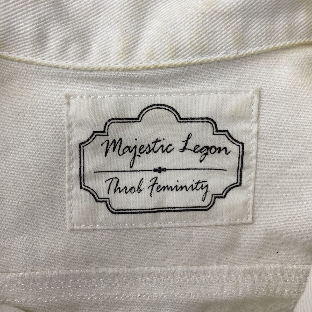 Majestic MAJESTIC LEGON Japanese brand Motocycle Bike White Jacket Size S / US 4 / IT 40 - 4 Thumbnail