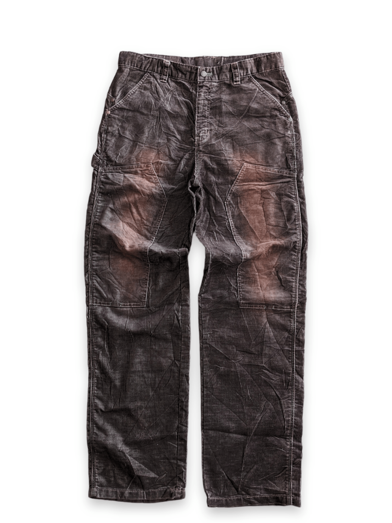 image of Free Style Caps Qudroy Carpenter Double Knee Pants in Dark Maroon, Men's (Size 30)