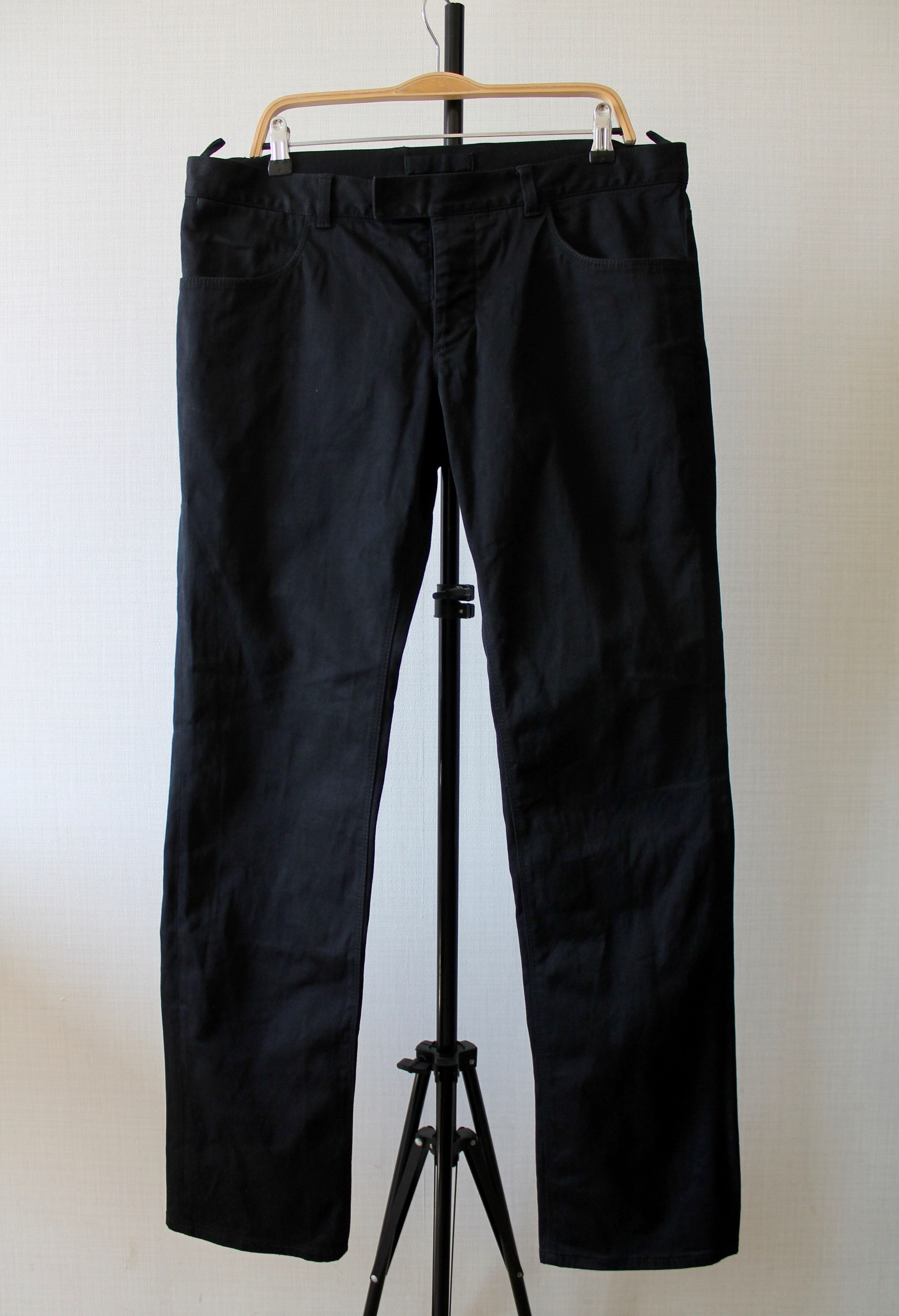 Prada PRADA Black Slim Fit Stretch Denim Pants W36 Ins 33 Size US 36 / EU 52 - 1 Thumbnail