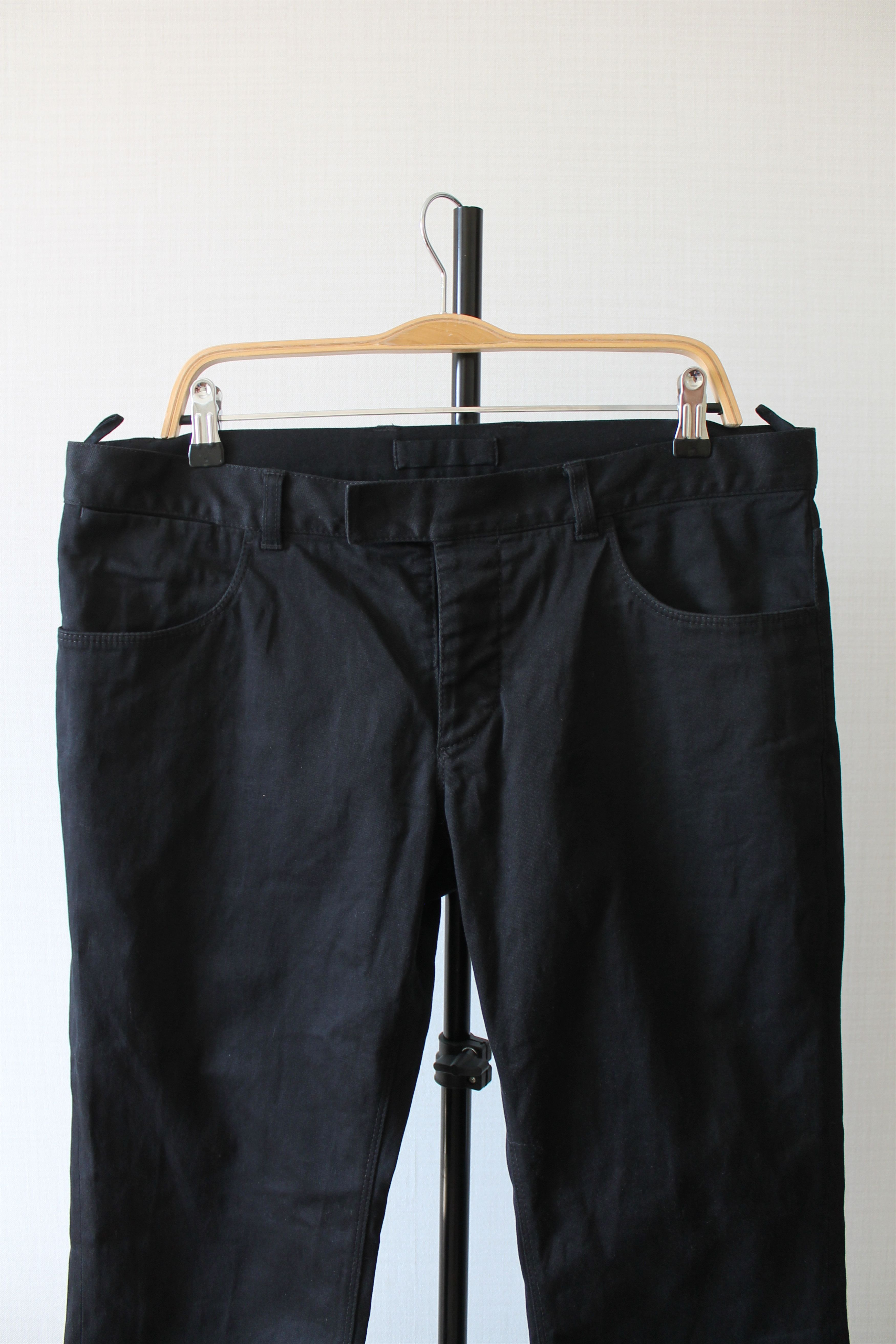 Prada PRADA Black Slim Fit Stretch Denim Pants W36 Ins 33 Size US 36 / EU 52 - 2 Thumbnail
