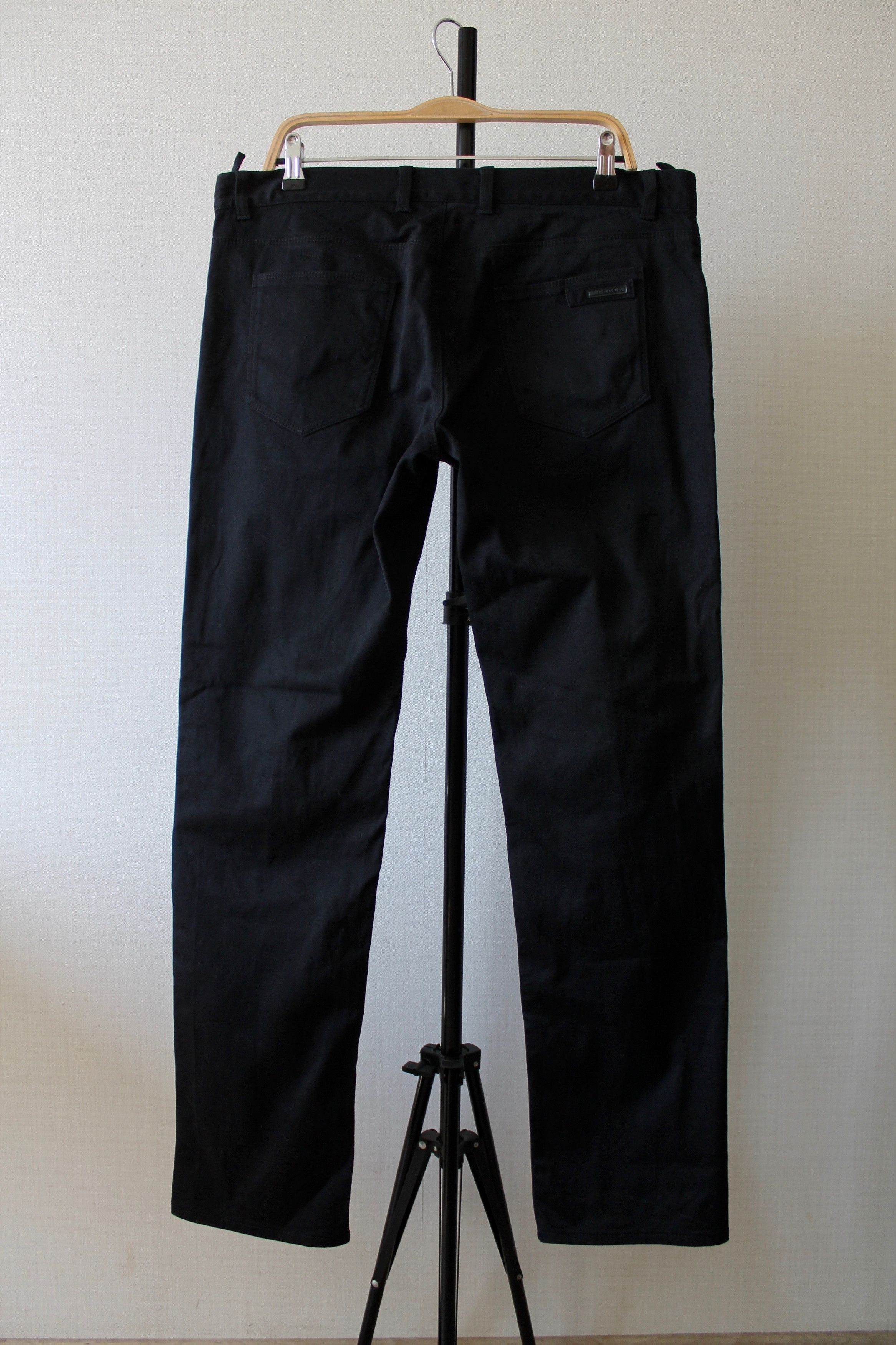 Prada PRADA Black Slim Fit Stretch Denim Pants W36 Ins 33 Size US 36 / EU 52 - 4 Thumbnail