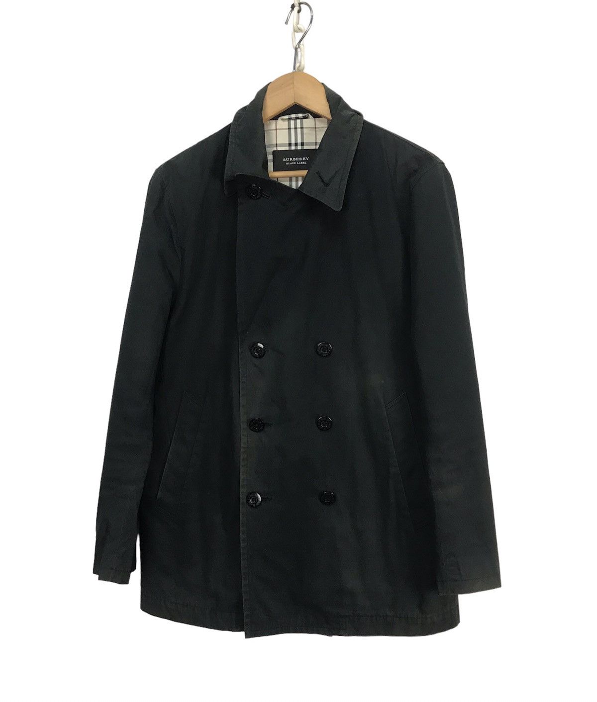 Burberry black label distressed jacket