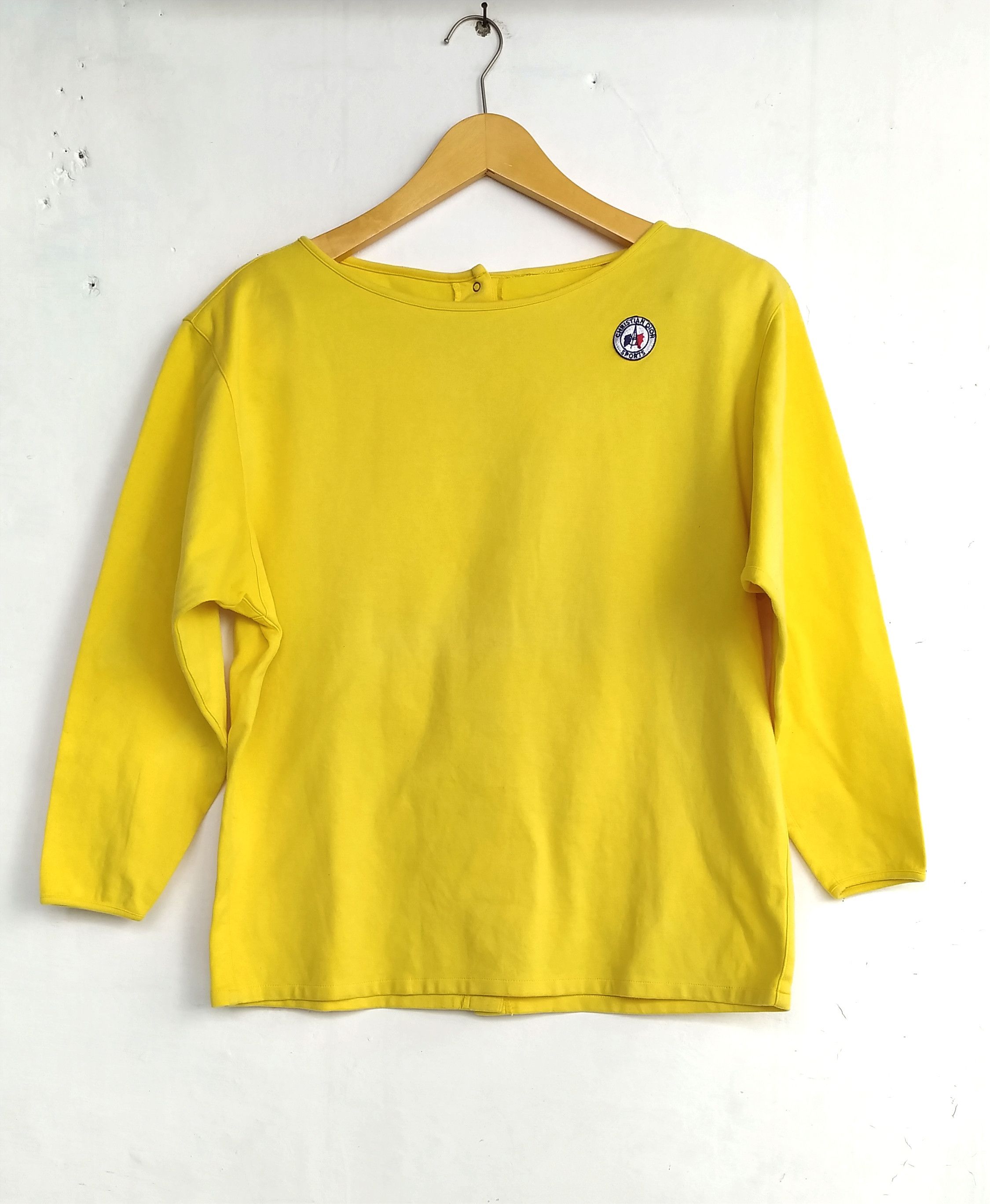 Christian Dior Monsieur Vtg CHRISTIAN DIOR SPORT women longsleeve t shirt size M Size M / US 6-8 / IT 42-44 - 1 Thumbnail