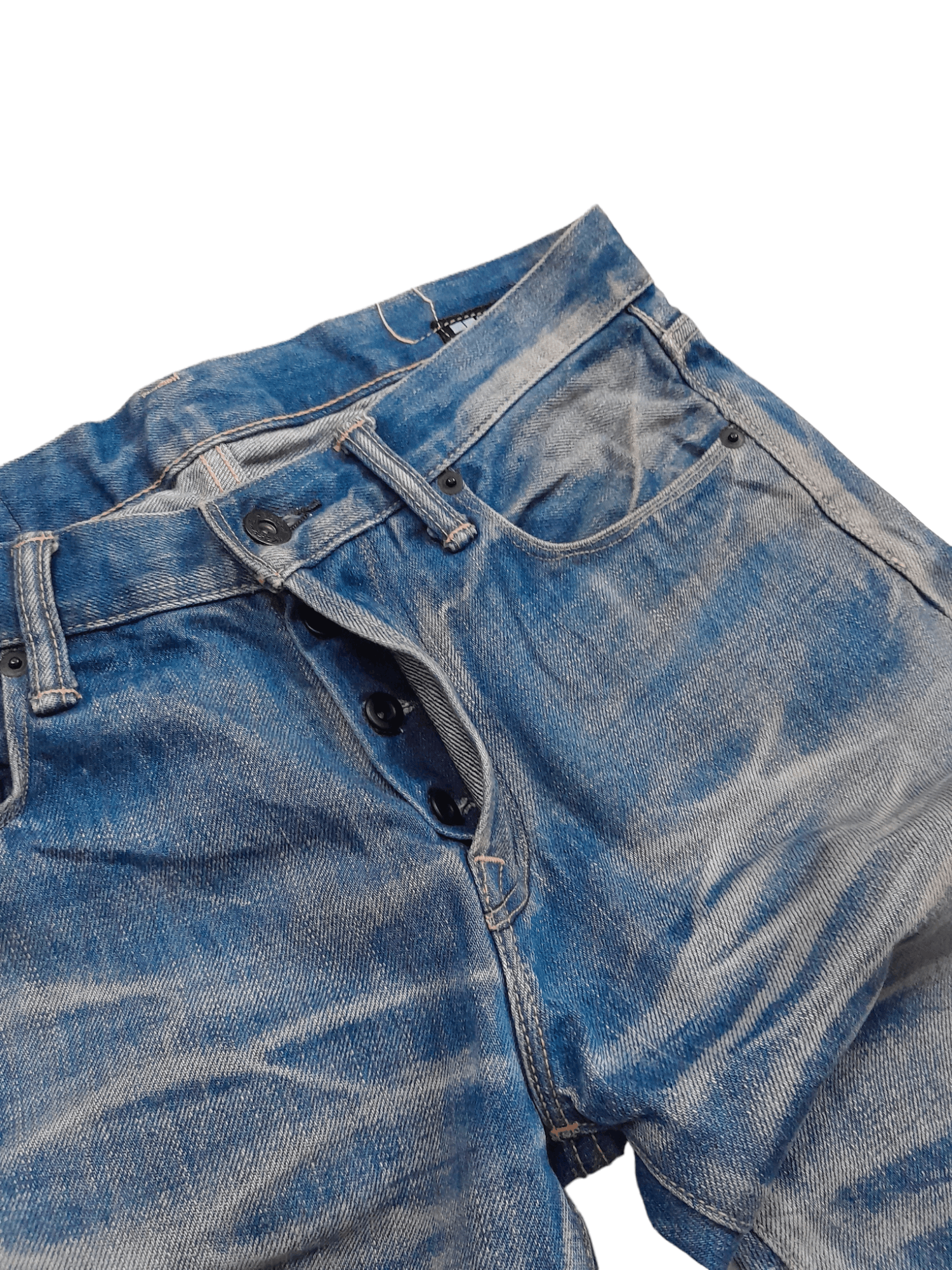 KURO KURO Selvedge Denim Japan Designer Yusuke Yatsuhashi (E676) Size US 31 - 8 Thumbnail