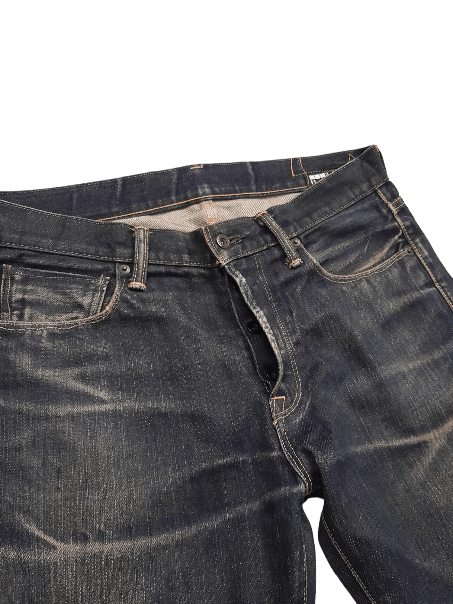 Designer KURO Selvedge Denim Japan Designer Yusuke Yatsuhashi (E677) Size US 32 / EU 48 - 3 Thumbnail