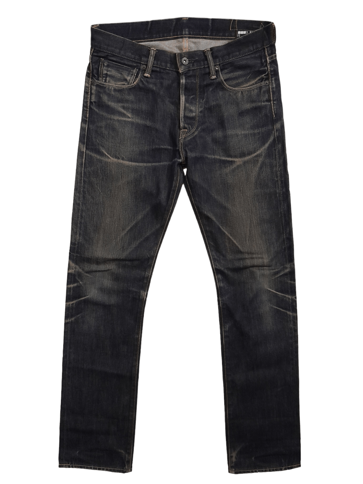 Designer KURO Selvedge Denim Japan Designer Yusuke Yatsuhashi (E677) Size US 32 / EU 48 - 1 Thumbnail