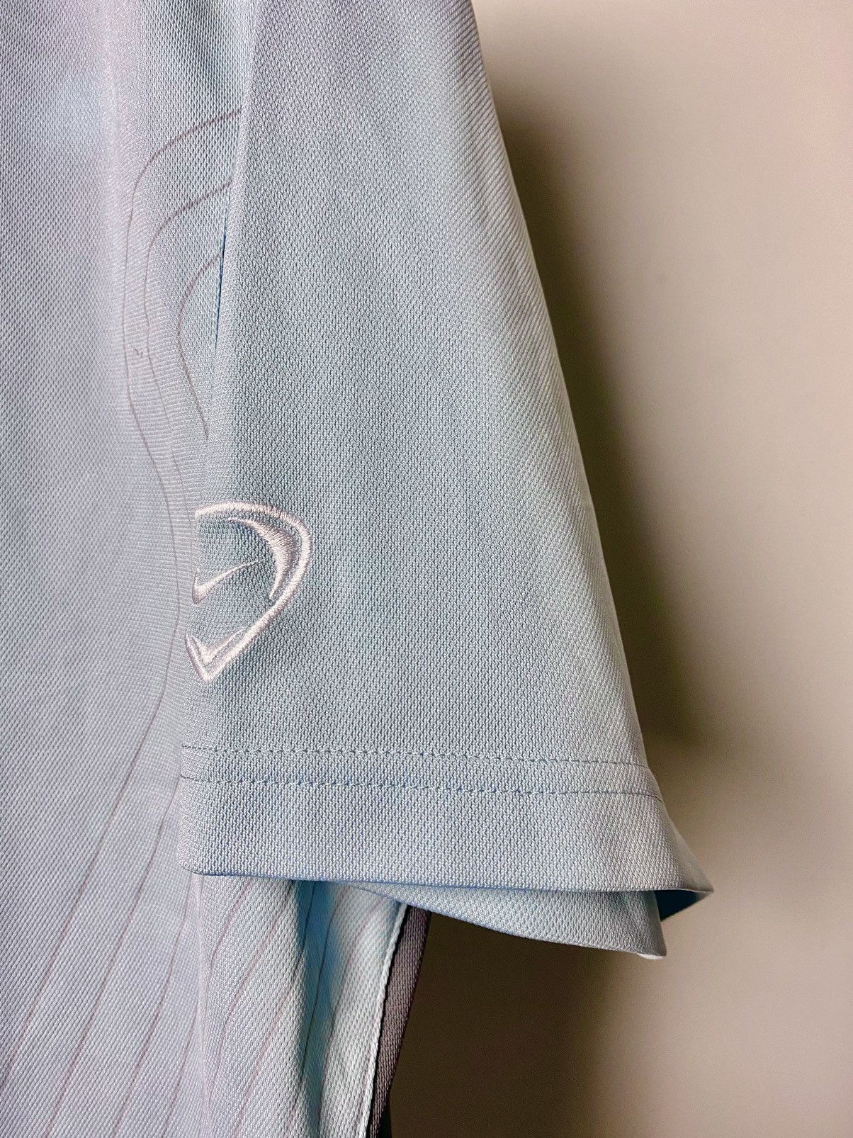Nike × Vintage Nike TN t-shirt vintage baby blue grey tuned 2000s Size US L / EU 52-54 / 3 - 4 Thumbnail