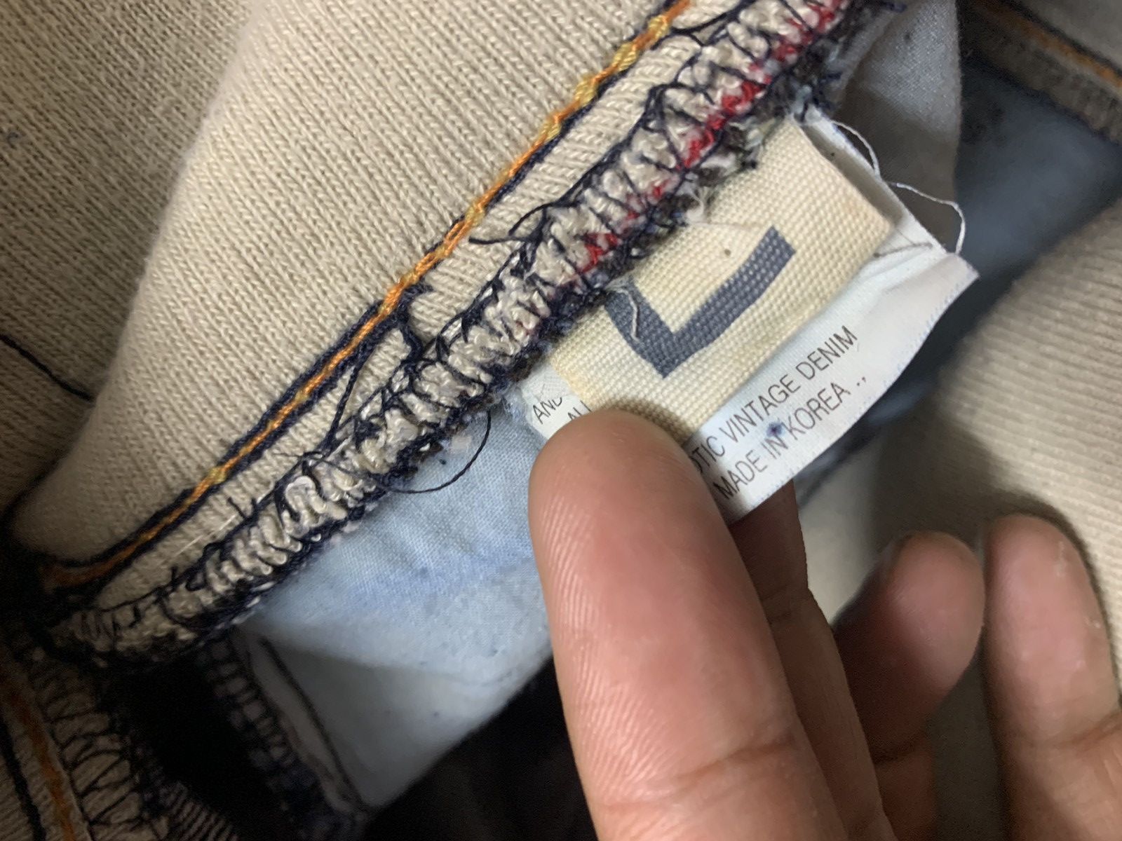 Hysteric Glamour × Japanese Brand × Tornado Mart Yoshimoto Nara Lolita Love Embroidery Straight Denim Size US 32 / EU 48 - 5 Thumbnail