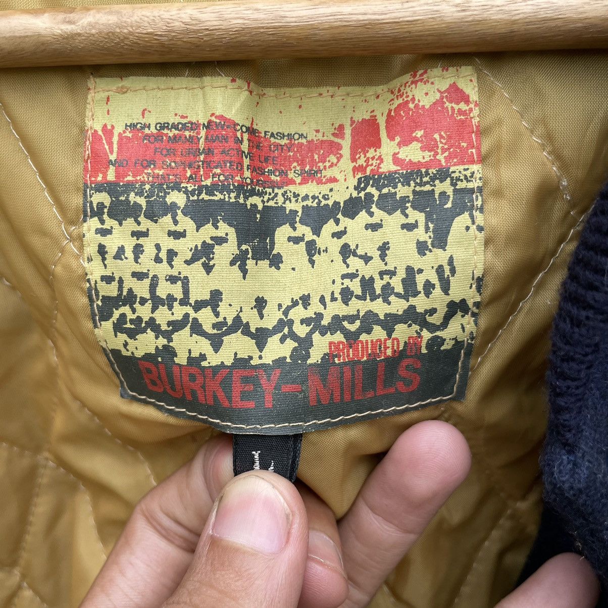 Japanese Brand 💥80s Burkey Mill Hanford Wool Bomber Varsity Size US L / EU 52-54 / 3 - 7 Thumbnail