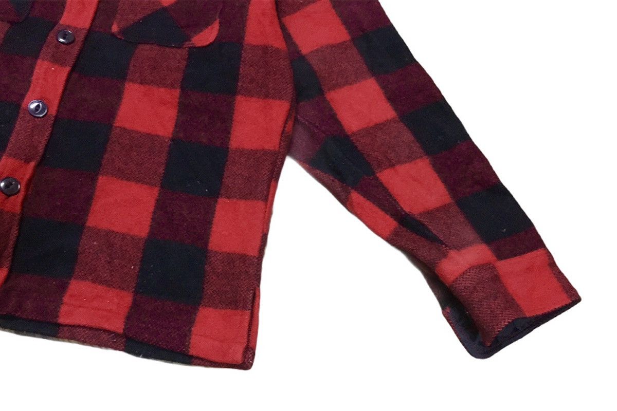 Bape Rare Design Vintage A Bathing Ape Checkered Wool Shirt 2000s Size US M / EU 48-50 / 2 - 4 Thumbnail