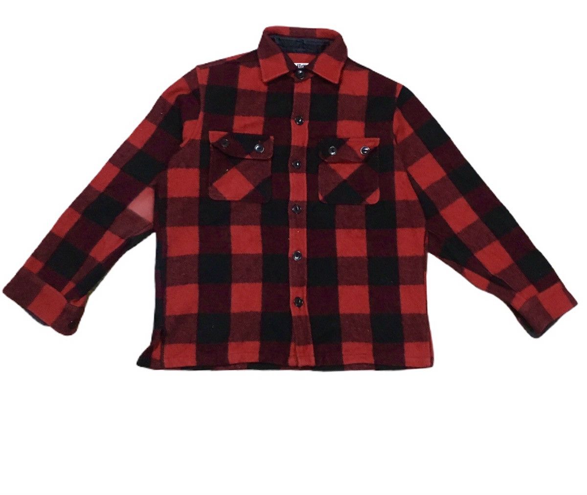 Bape Rare Design Vintage A Bathing Ape Checkered Wool Shirt 2000s Size US M / EU 48-50 / 2 - 1 Thumbnail