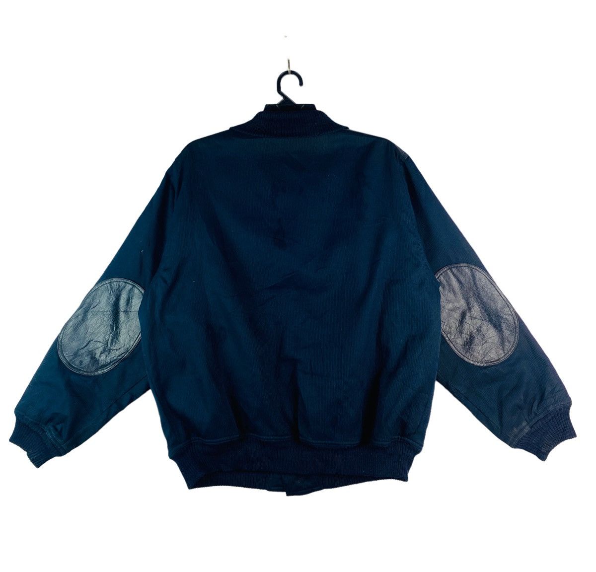 Japanese Brand × Vintage Vtg 90s Boss Coffee leather parts bomber jacket Size US M / EU 48-50 / 2 - 5 Thumbnail