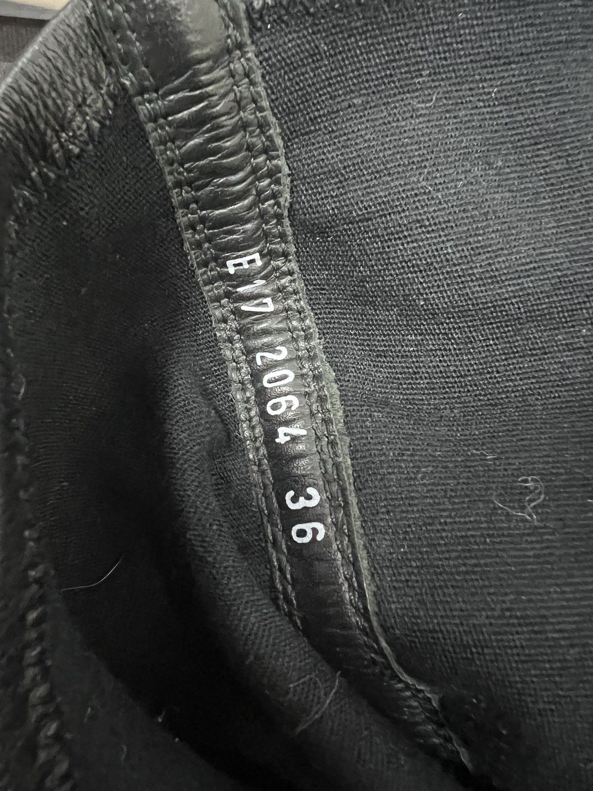 Rick Owens Rick owens mainline leather thigh high stocking sz36 Size US 6 / IT 36 - 6 Thumbnail