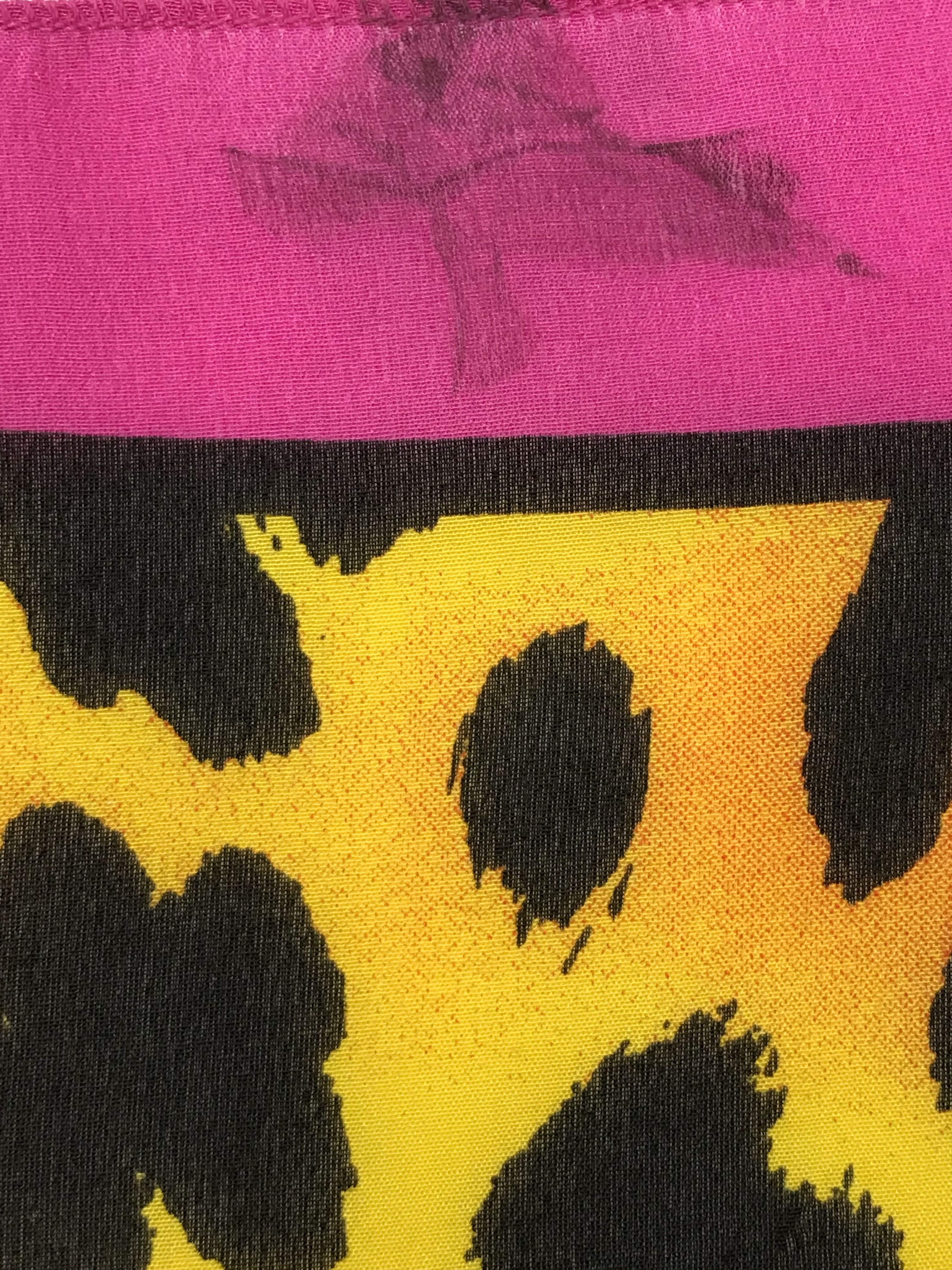 Designer × Versace VC801 Vintage Versace Leopard Silk Scarf Size ONE SIZE - 8 Thumbnail