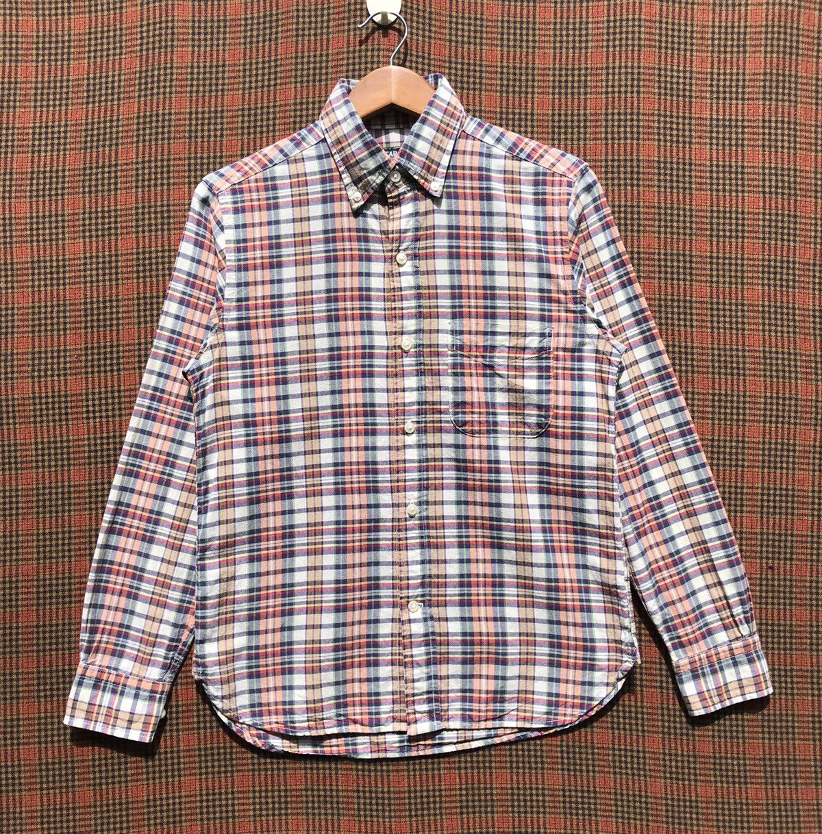 image of Sugar Cane x Sugar Cane Co Hot Itemsugarcane Toyo Enterprise Checkered Shirt, Men's (Size Small)