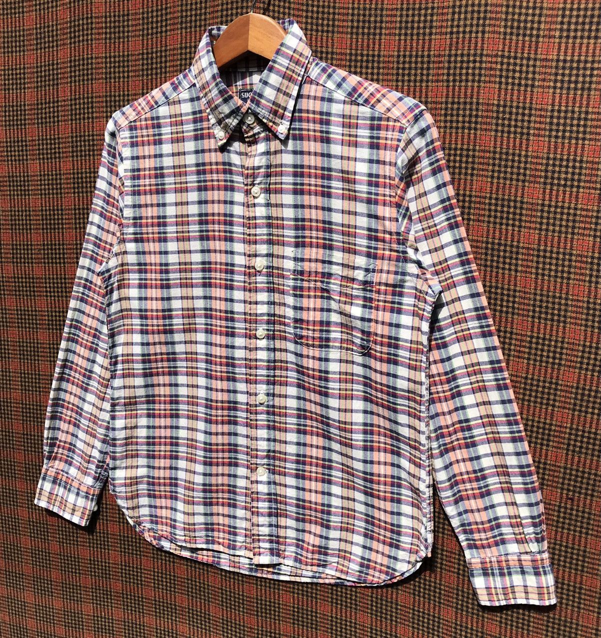 Sugar Cane Sugarcane Toyo Enterprise Checkered Shirt Sugar Cane Japan Size US S / EU 44-46 / 1 - 3 Thumbnail