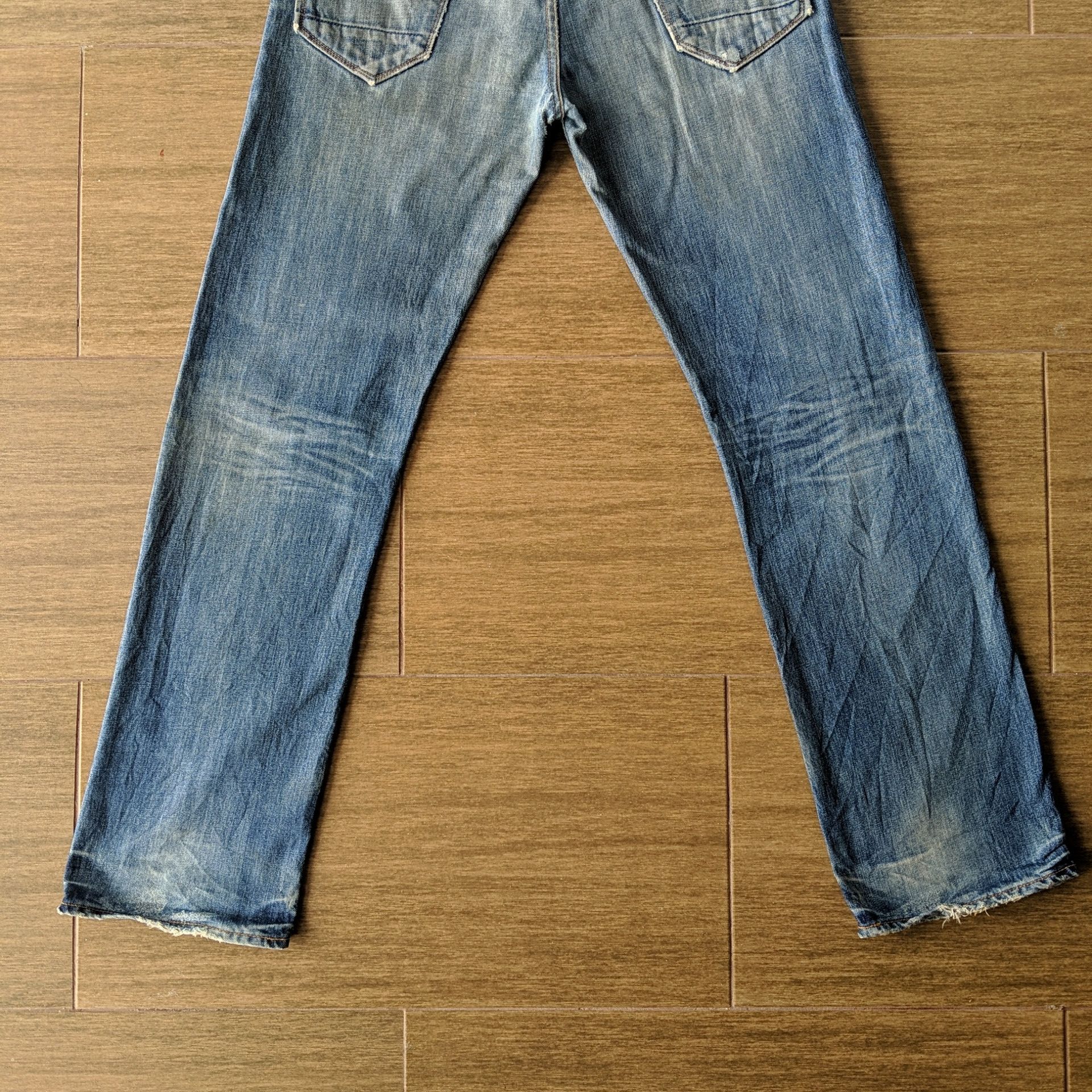 Japanese Brand W34🔥Vintage Polo Ralph Distressed Faded Denim Jeans Pants Size US 34 / EU 50 - 15 Thumbnail