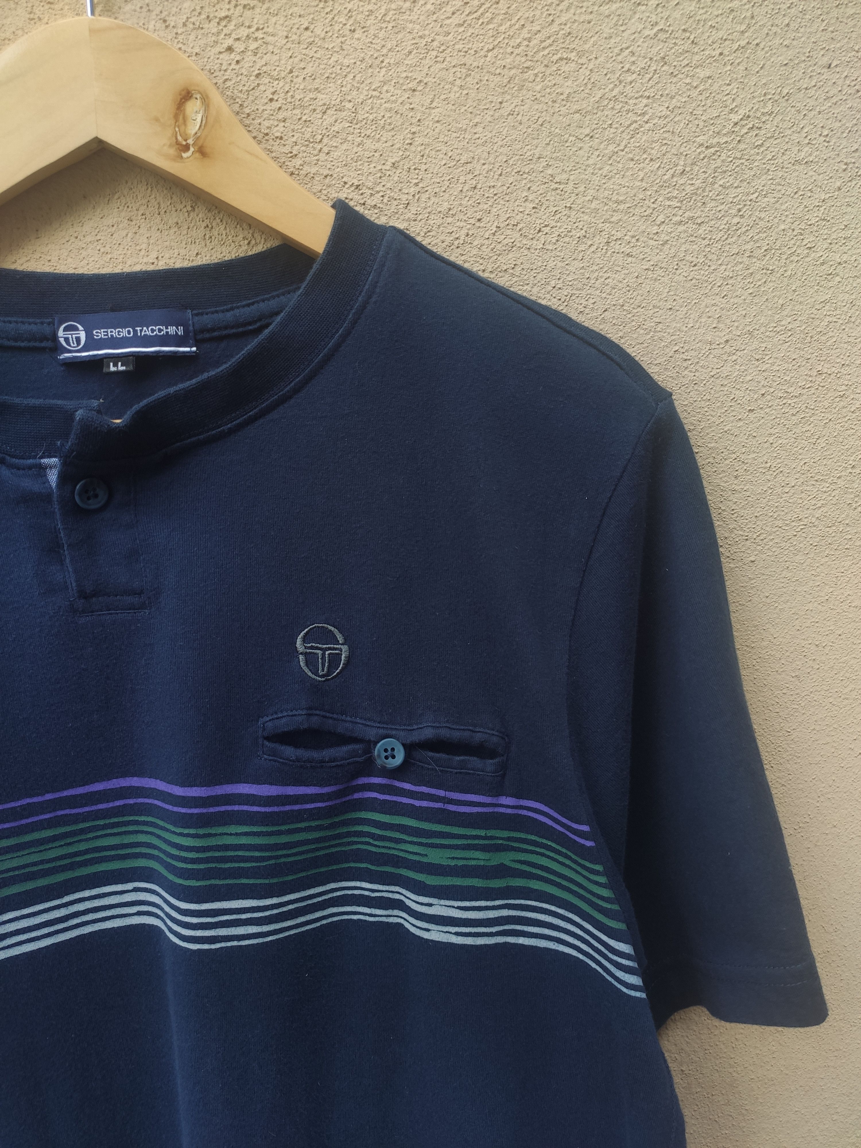 Sergio Tacchini Sergio Tachini t shirt Size US L / EU 52-54 / 3 - 1 Thumbnail