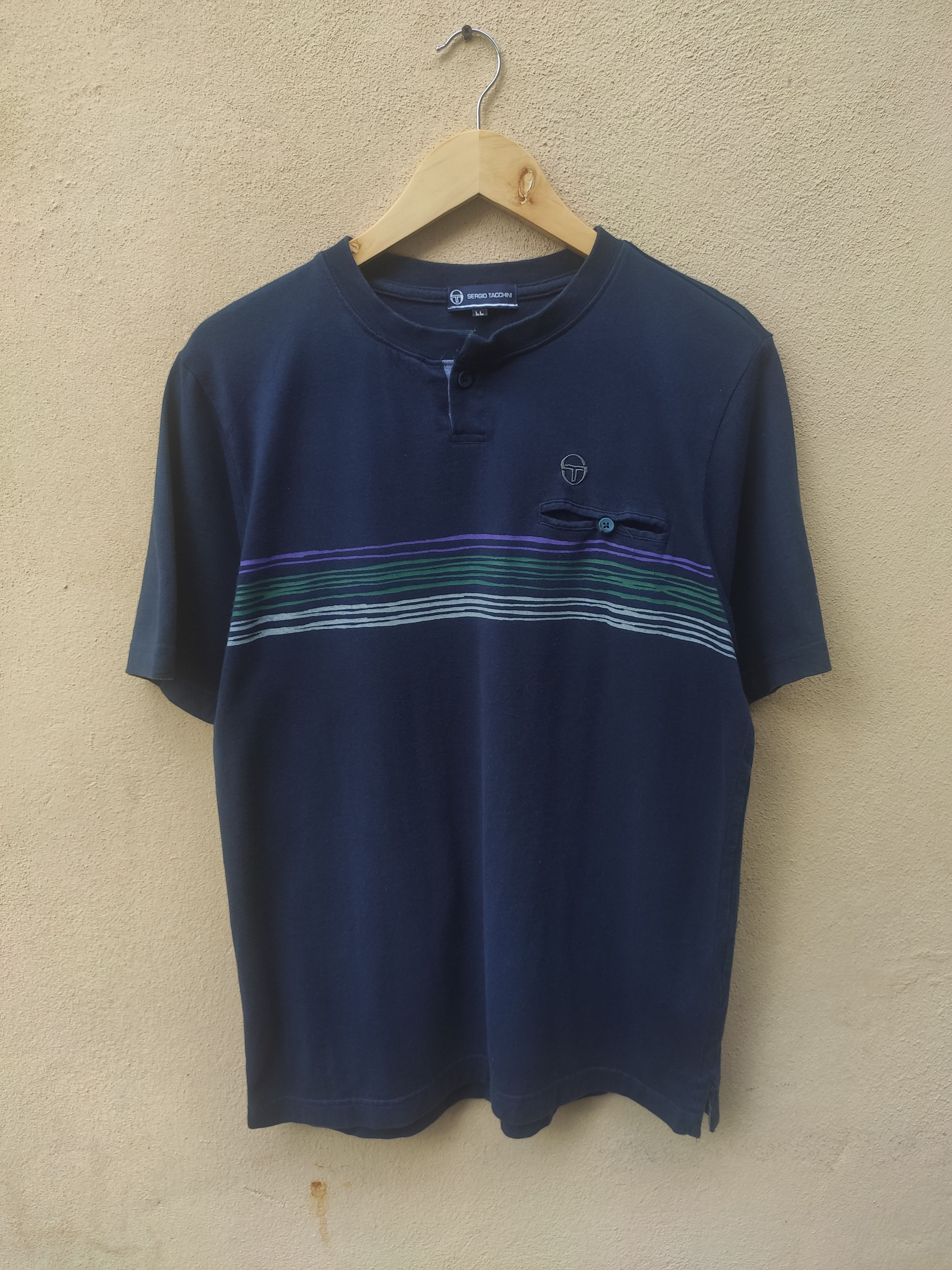 Sergio Tacchini Sergio Tachini t shirt Size US L / EU 52-54 / 3 - 2 Thumbnail