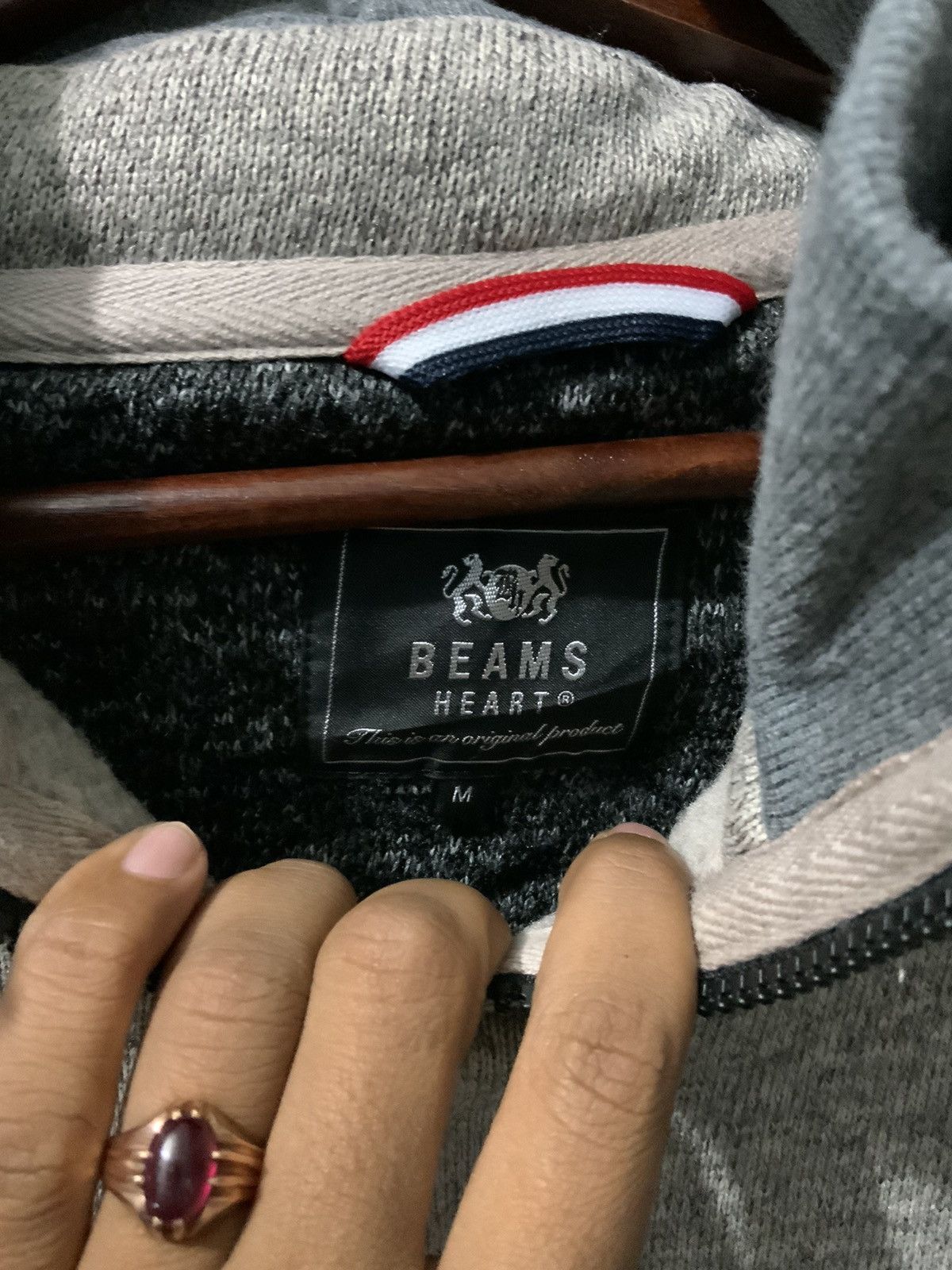 Beams Plus Beams Heart Pocket Zip Jacket Hoodie Size US M / EU 48-50 / 2 - 8 Thumbnail