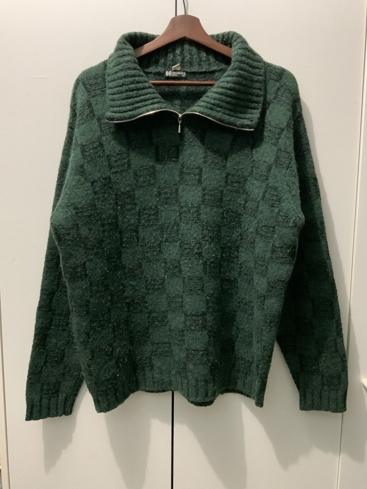 Vintage Vtg Cassandre Monsieur Italian Designer Knitwear Sweatshirt Size US L / EU 52-54 / 3 - 1 Thumbnail