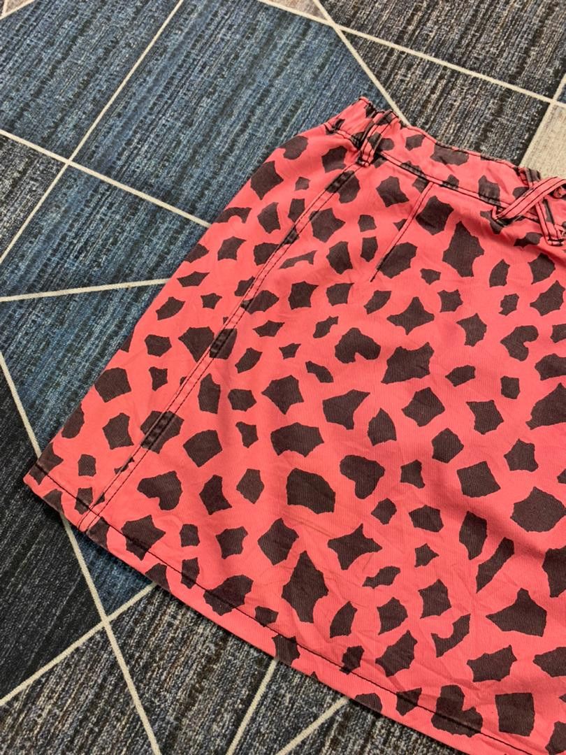 If Six Was Nine × Japanese Brand × Le Grande Bleu (L.G.B.) RNA LEOPARD PRINT SKIRT BLACK PINK HARAJUKU STYLE (W28-32) Size 28" / US 6 / IT 42 - 10 Thumbnail