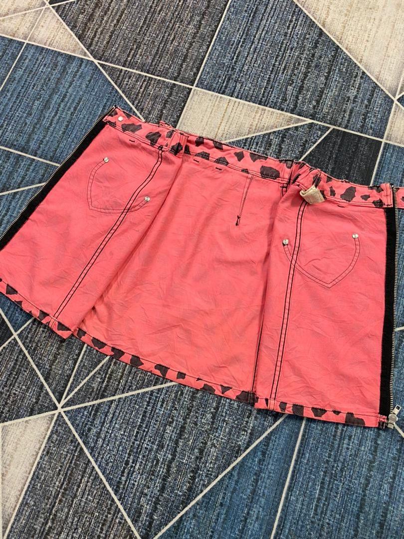If Six Was Nine × Japanese Brand × Le Grande Bleu (L.G.B.) RNA LEOPARD PRINT SKIRT BLACK PINK HARAJUKU STYLE (W28-32) Size 28" / US 6 / IT 42 - 13 Thumbnail
