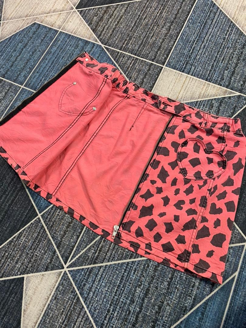 If Six Was Nine × Japanese Brand × Le Grande Bleu (L.G.B.) RNA LEOPARD PRINT SKIRT BLACK PINK HARAJUKU STYLE (W28-32) Size 28" / US 6 / IT 42 - 12 Thumbnail