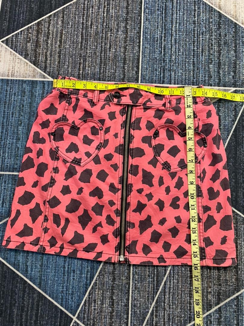 If Six Was Nine × Japanese Brand × Le Grande Bleu (L.G.B.) RNA LEOPARD PRINT SKIRT BLACK PINK HARAJUKU STYLE (W28-32) Size 28" / US 6 / IT 42 - 17 Thumbnail