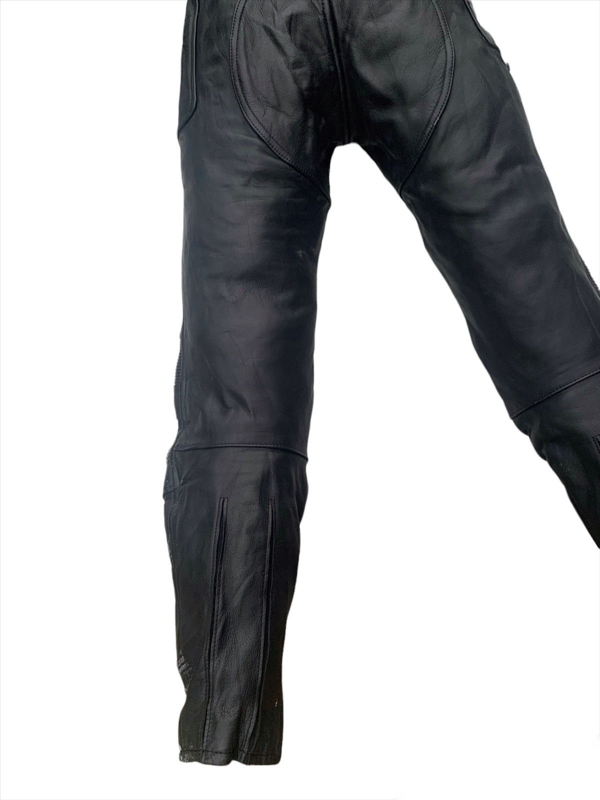 Fox Racing TOBEL LEATHER PANTS MOTORCYCLE RACING VINTAGE Size US 28 / EU 44 - 9 Thumbnail