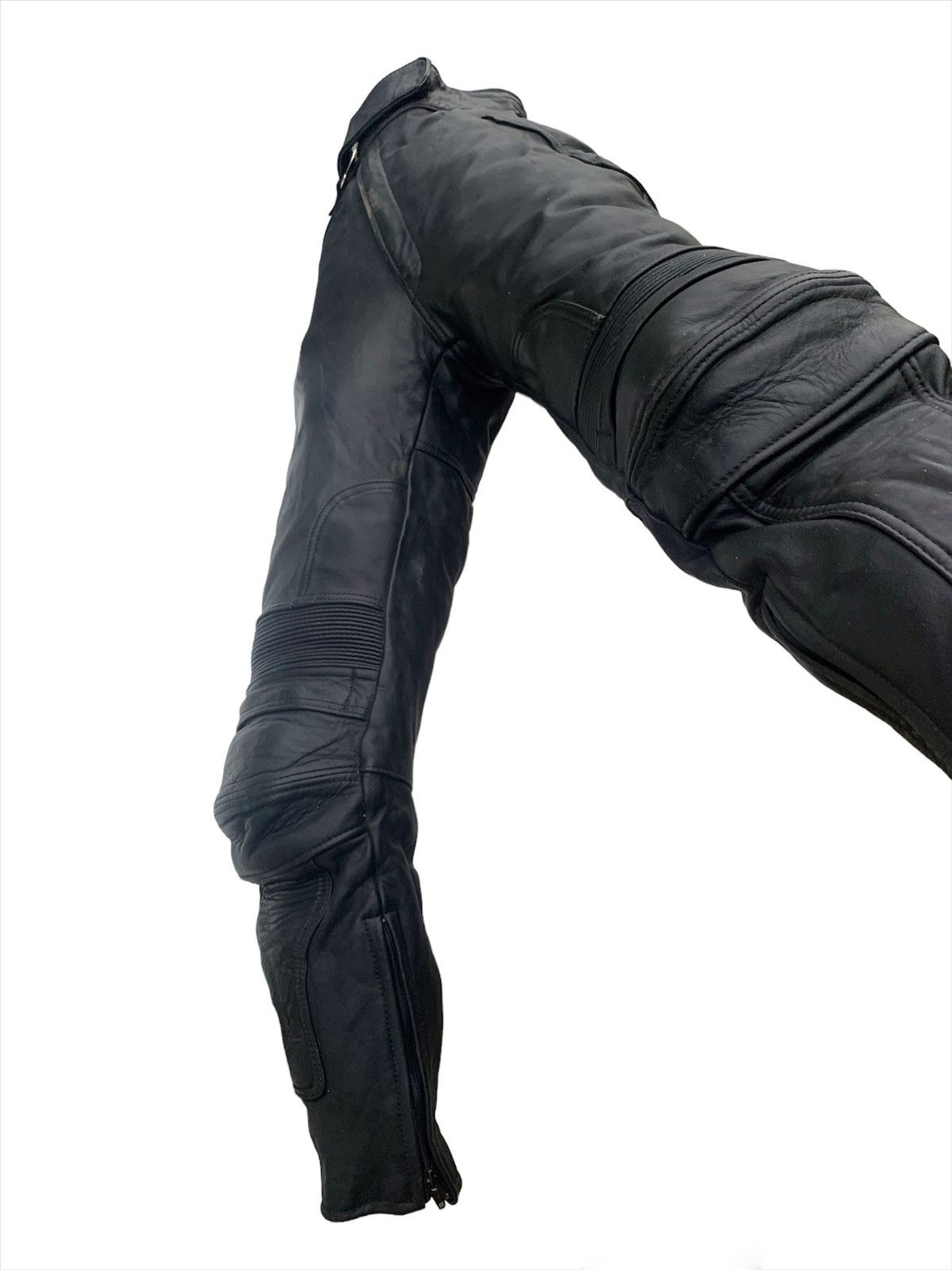 Fox Racing TOBEL LEATHER PANTS MOTORCYCLE RACING VINTAGE Size US 28 / EU 44 - 13 Thumbnail