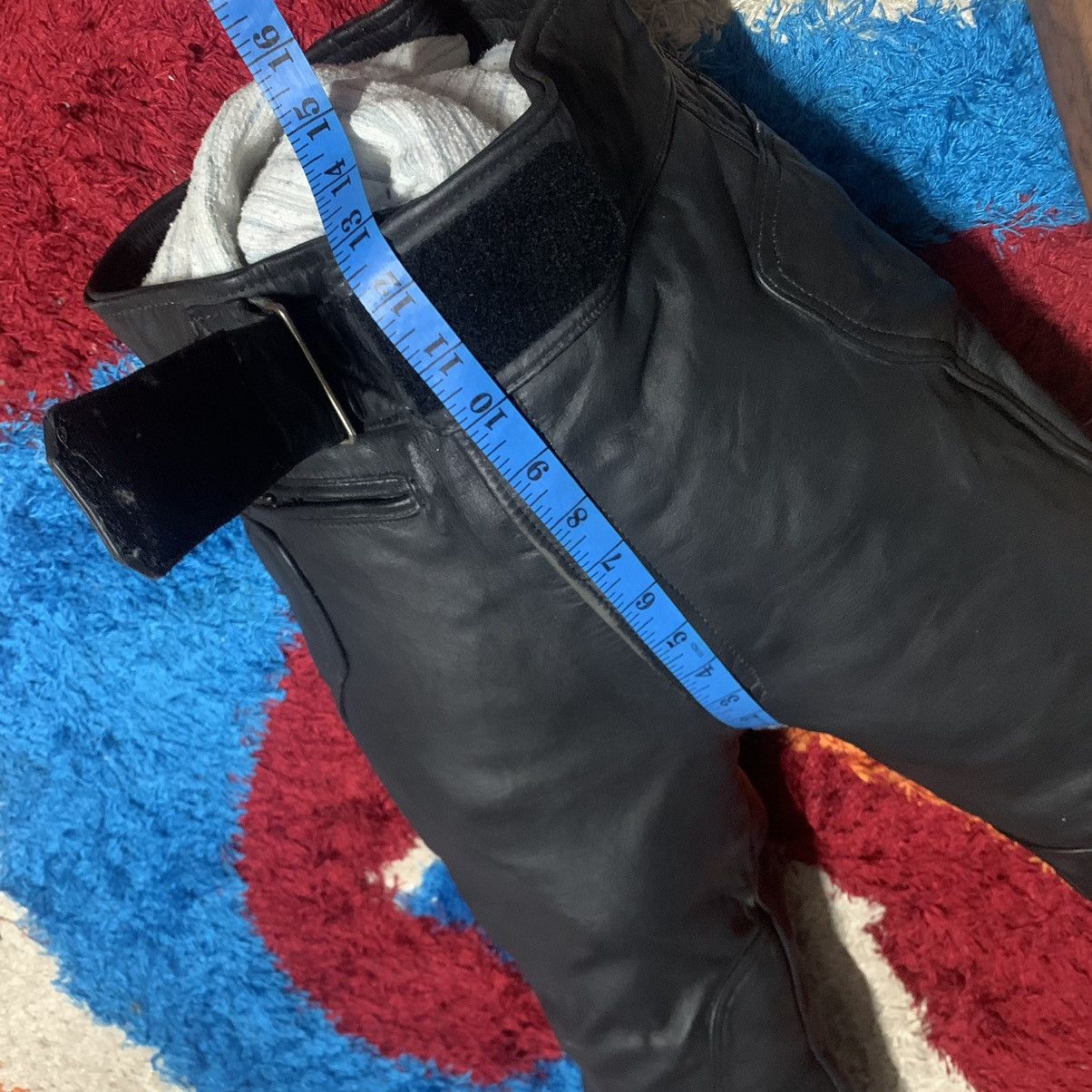 Fox Racing TOBEL LEATHER PANTS MOTORCYCLE RACING VINTAGE Size US 28 / EU 44 - 17 Thumbnail