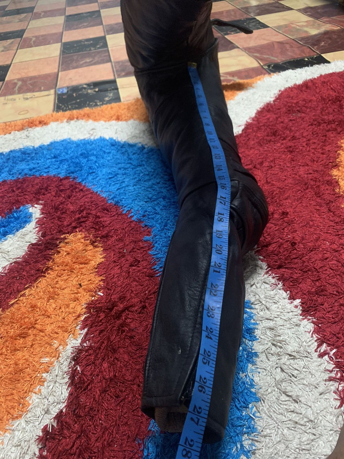Fox Racing TOBEL LEATHER PANTS MOTORCYCLE RACING VINTAGE Size US 28 / EU 44 - 21 Thumbnail