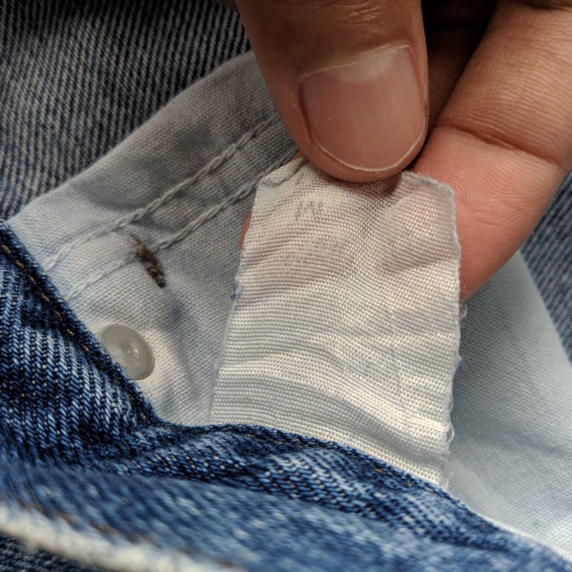 Japanese Brand Vintage Lee w30x26 Distressed Cut Denim Jeans Pants Size US 30 / EU 46 - 8 Thumbnail