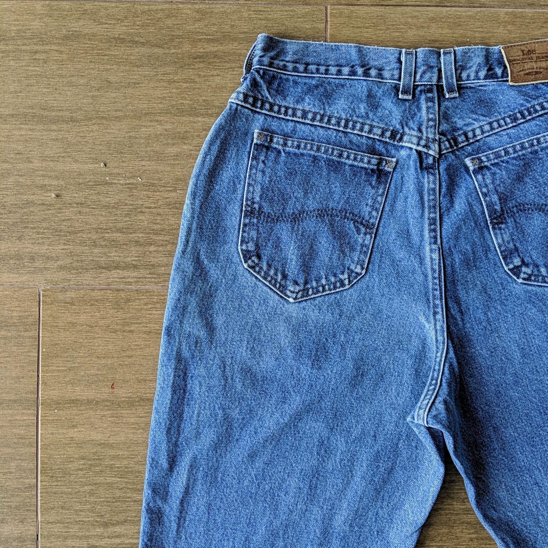 Japanese Brand Vintage Lee w30x26 Distressed Cut Denim Jeans Pants Size US 30 / EU 46 - 11 Thumbnail