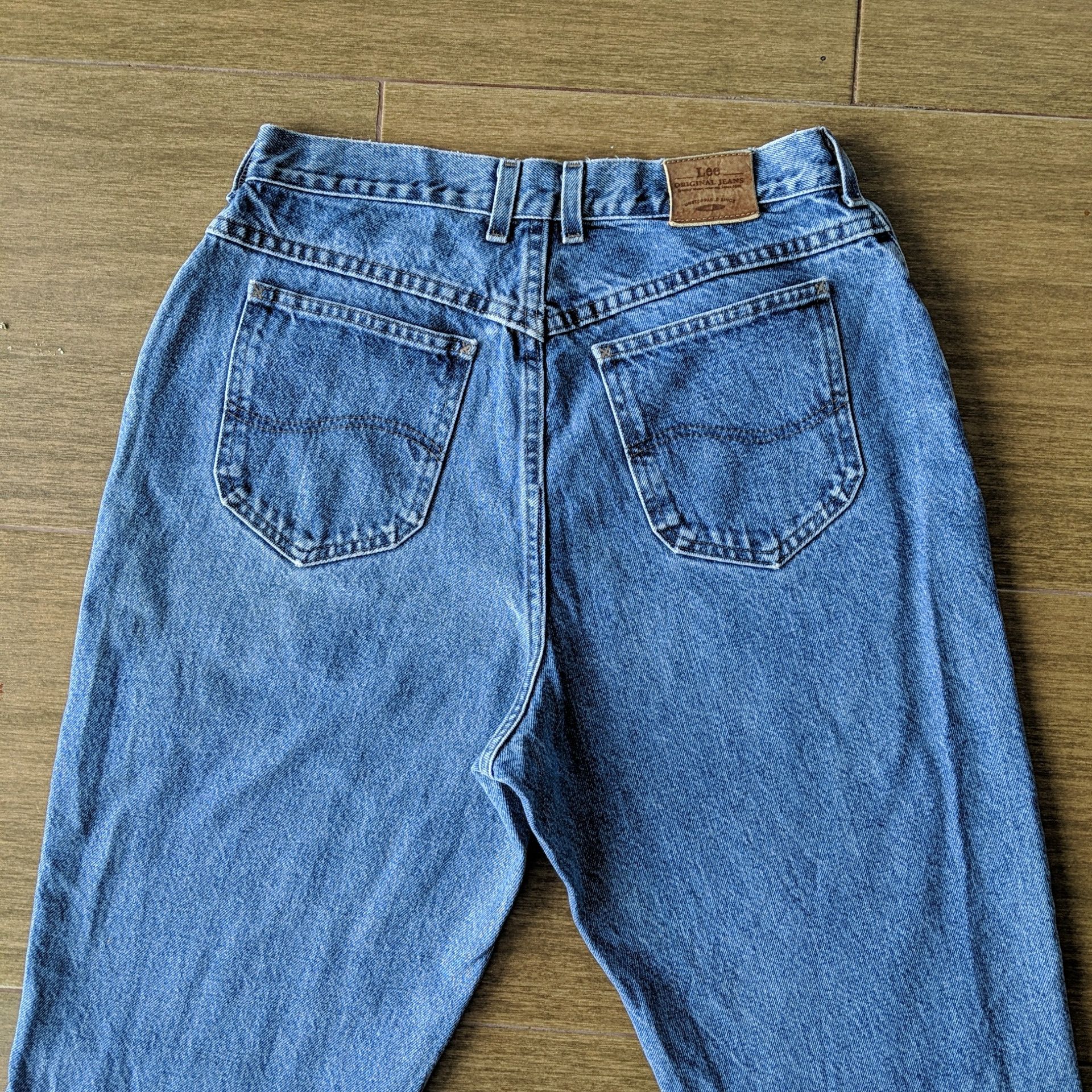 Japanese Brand Vintage Lee w30x26 Distressed Cut Denim Jeans Pants Size US 30 / EU 46 - 10 Thumbnail