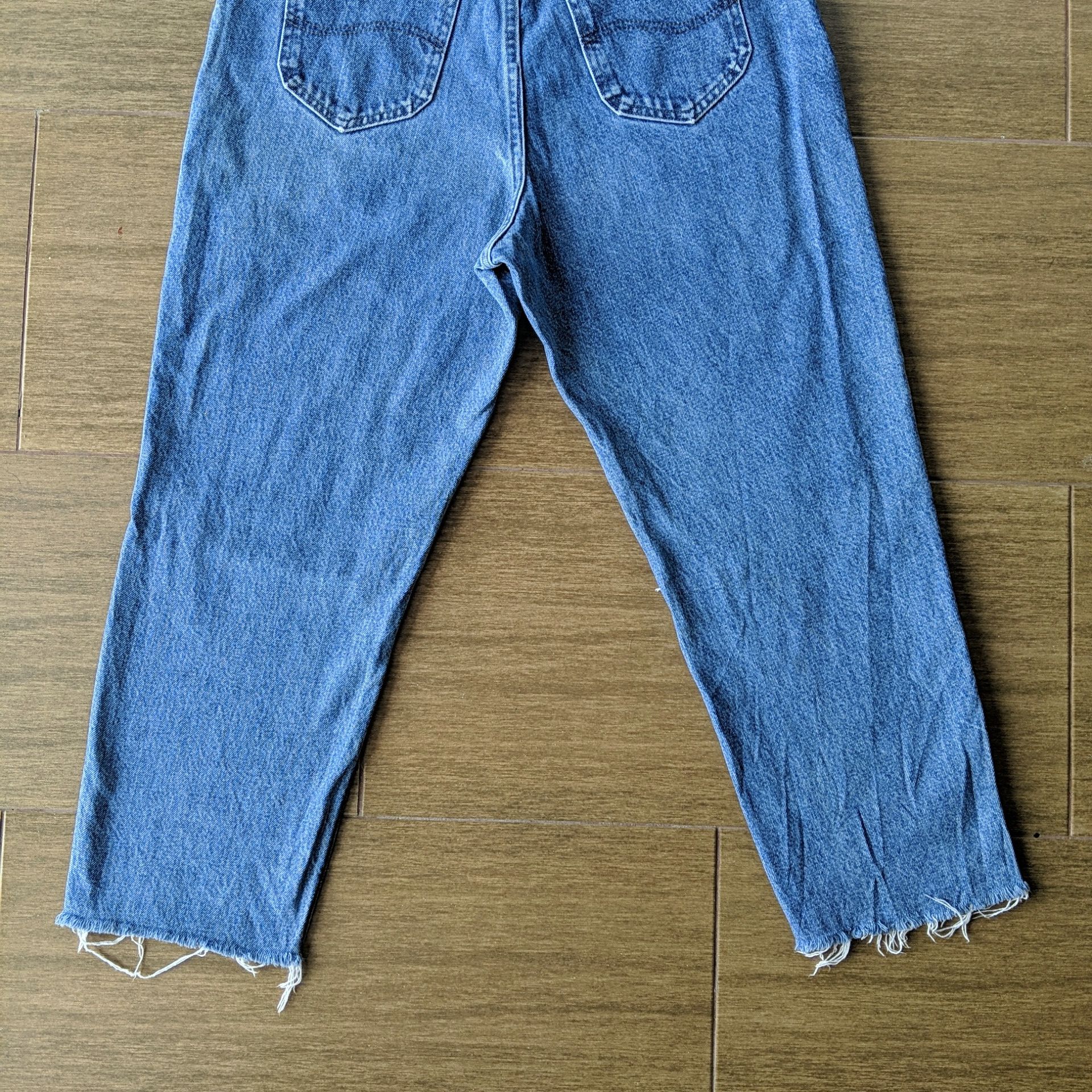 Japanese Brand Vintage Lee w30x26 Distressed Cut Denim Jeans Pants Size US 30 / EU 46 - 13 Thumbnail