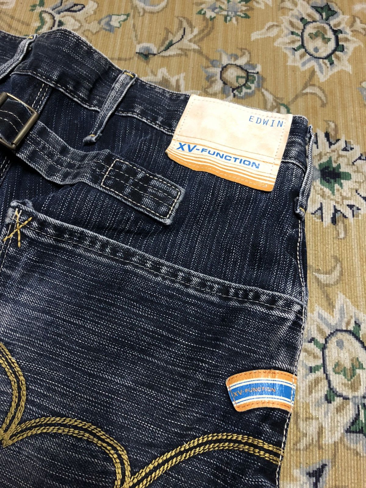 Edwin TWIST⚡️EDWIN XV BUCKLE BACK CURVED DENIM Size US 32 / EU 48 - 6 Thumbnail